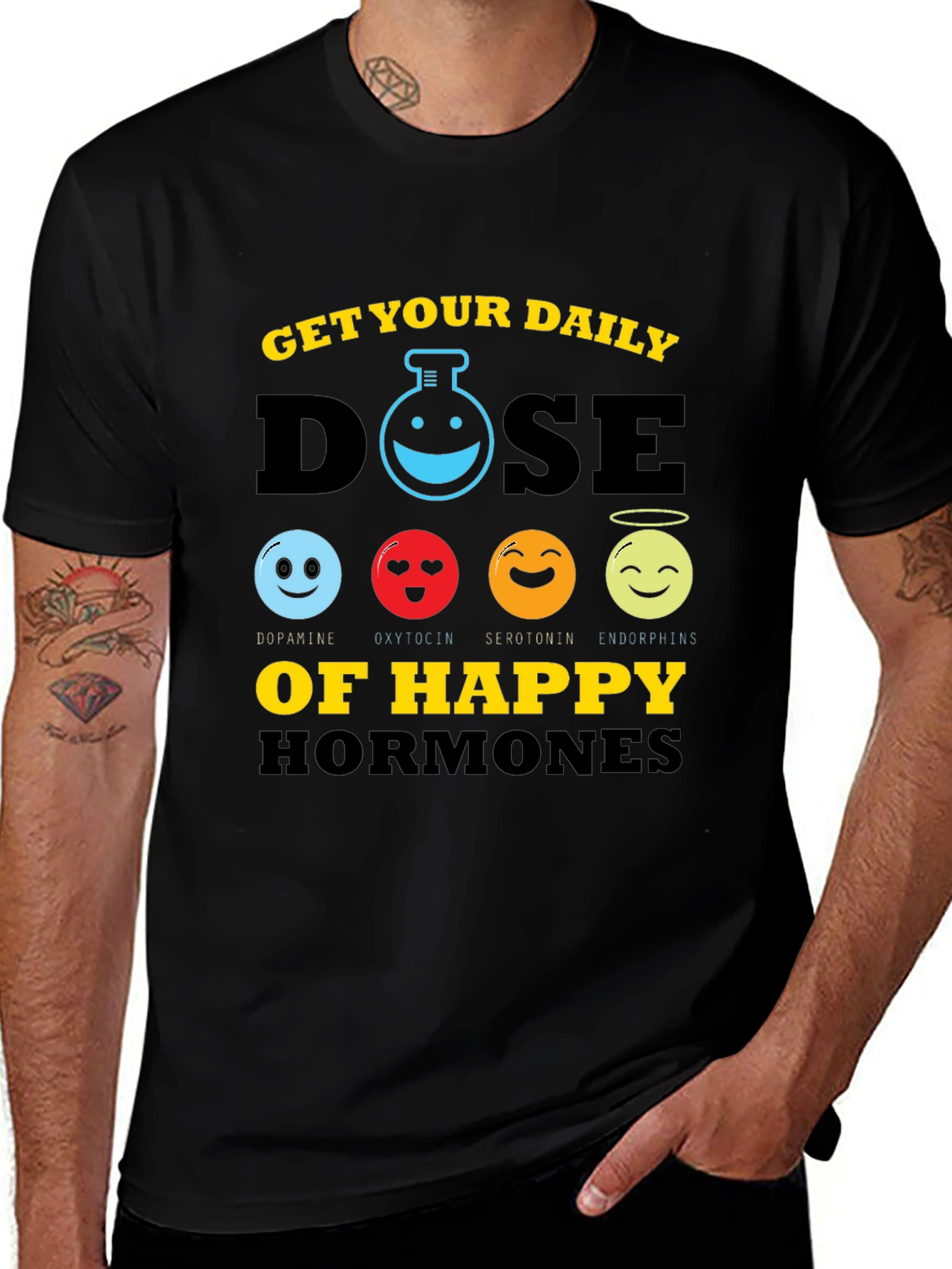 Get Your Daily Dose Happy Hormones T-Shirt