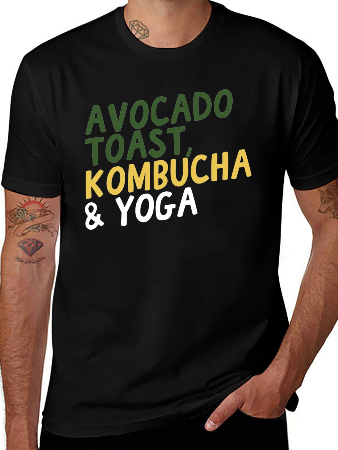 Avocado Toast Kombucha & Yoga T-Shirt