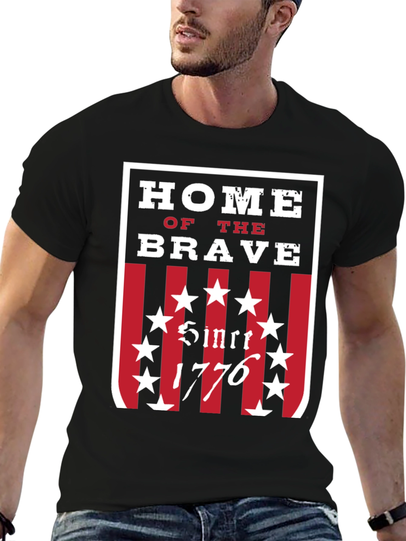 Home of the Brave 1776 T-Shirt