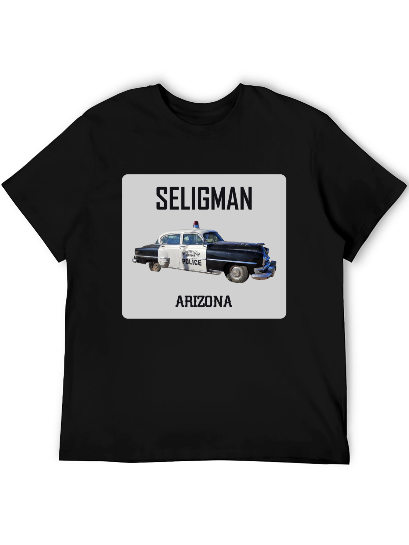 Seligman Arizona Police Car T-Shirt