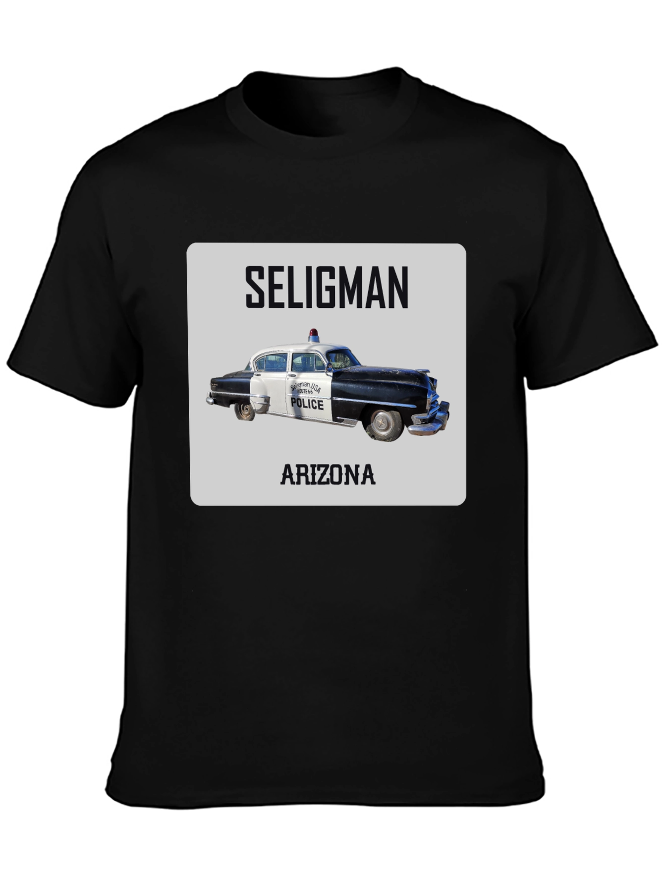 Seligman Arizona Police Car T-Shirt