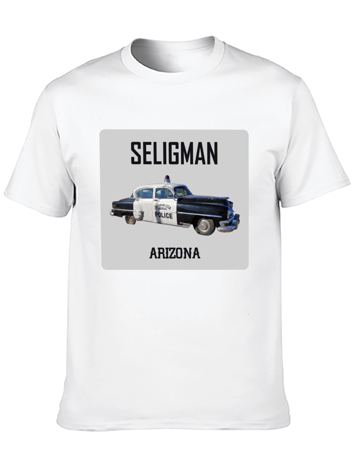 Seligman Arizona Police Car T-Shirt
