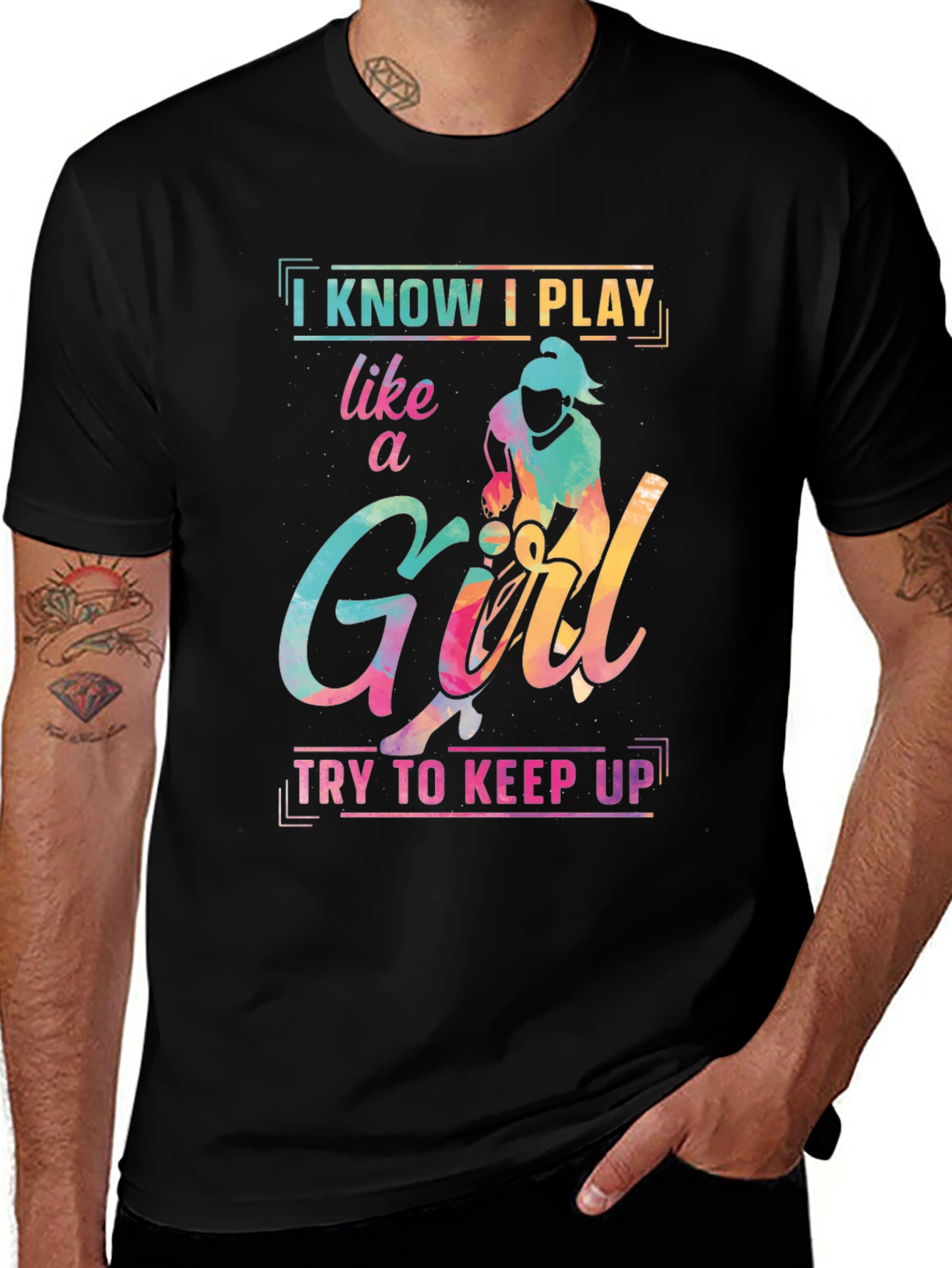 I Know I Play Like a Girl T-Shirt
