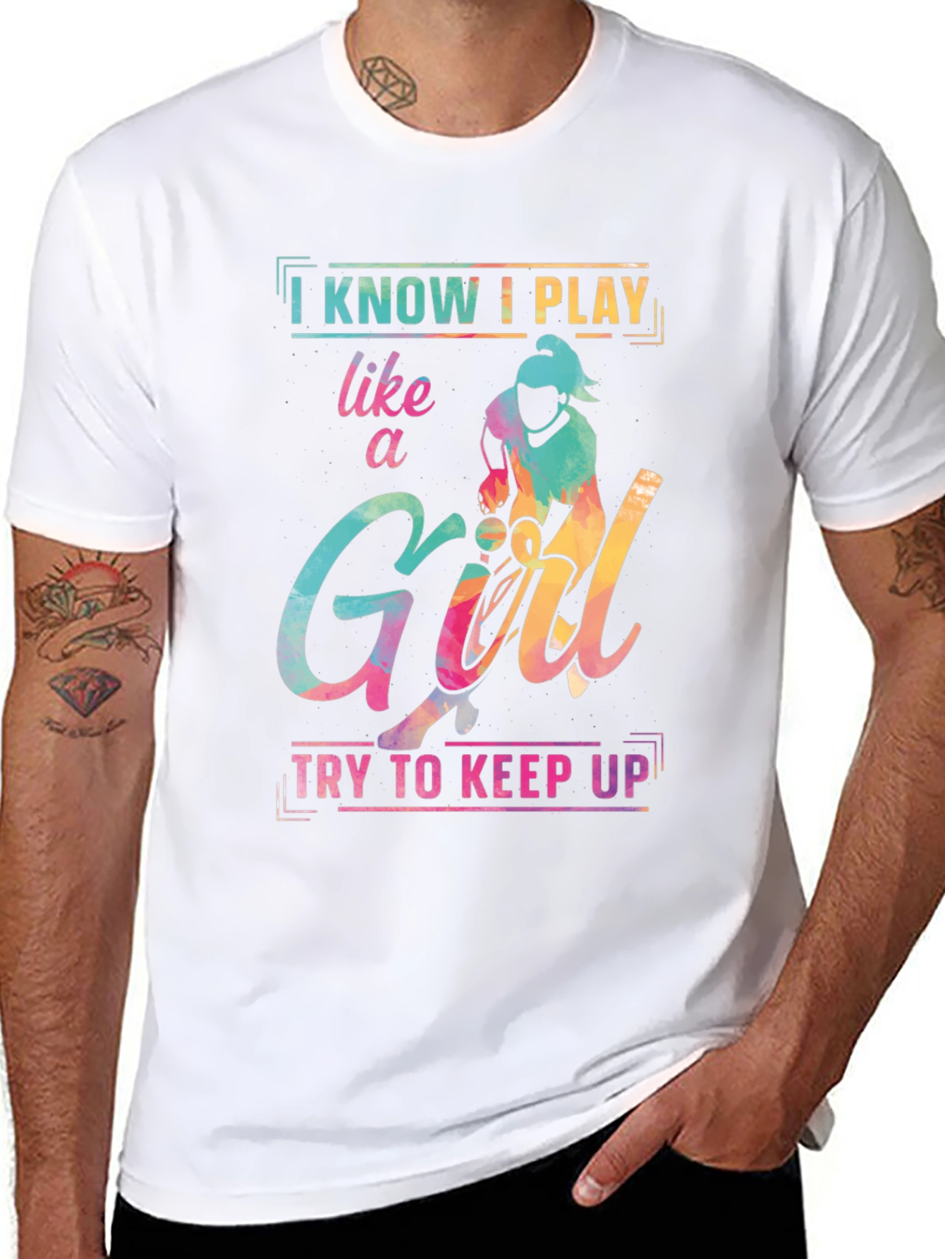 I Know I Play Like a Girl T-Shirt