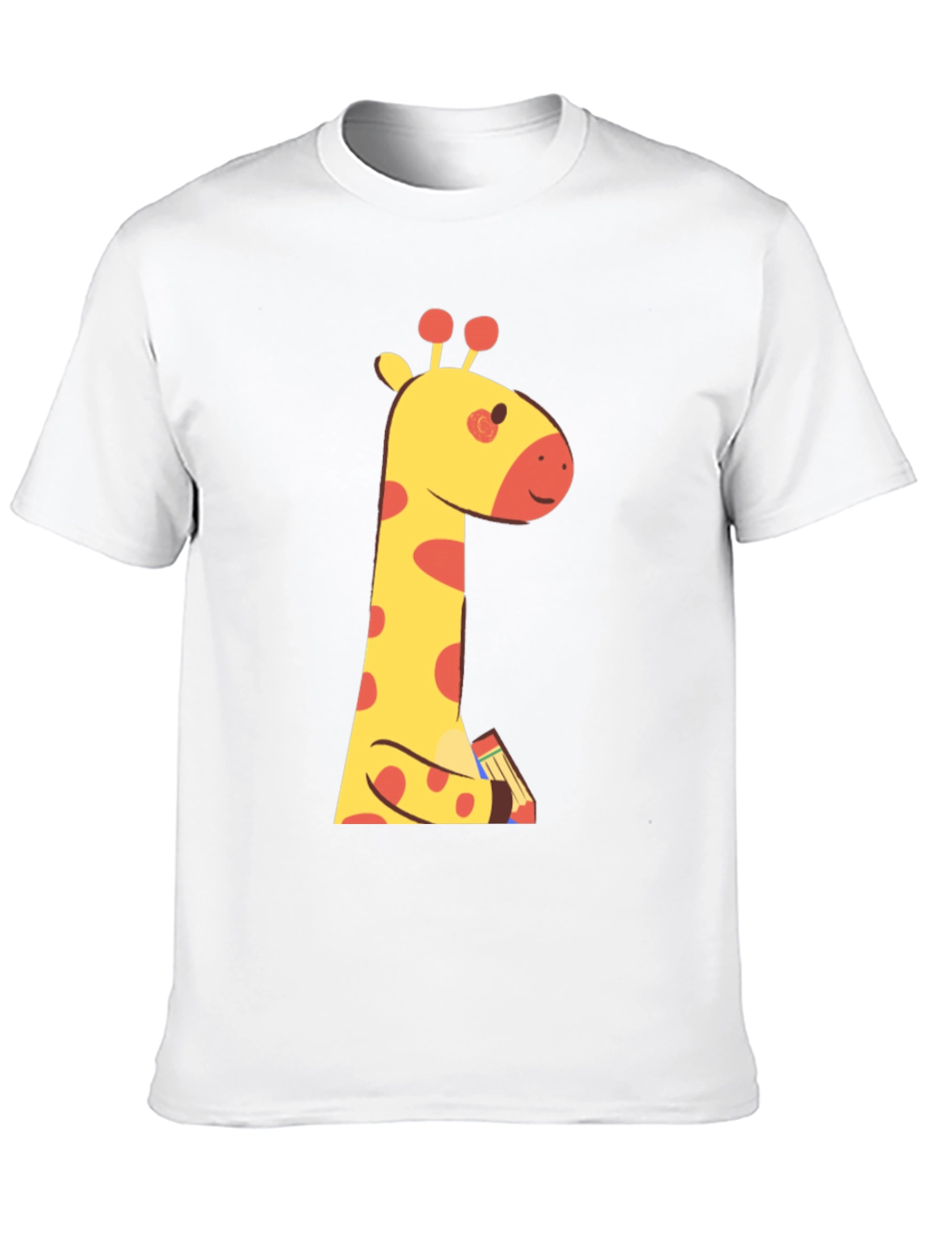 Cute Giraffe Cartoon Graphic T-Shirt