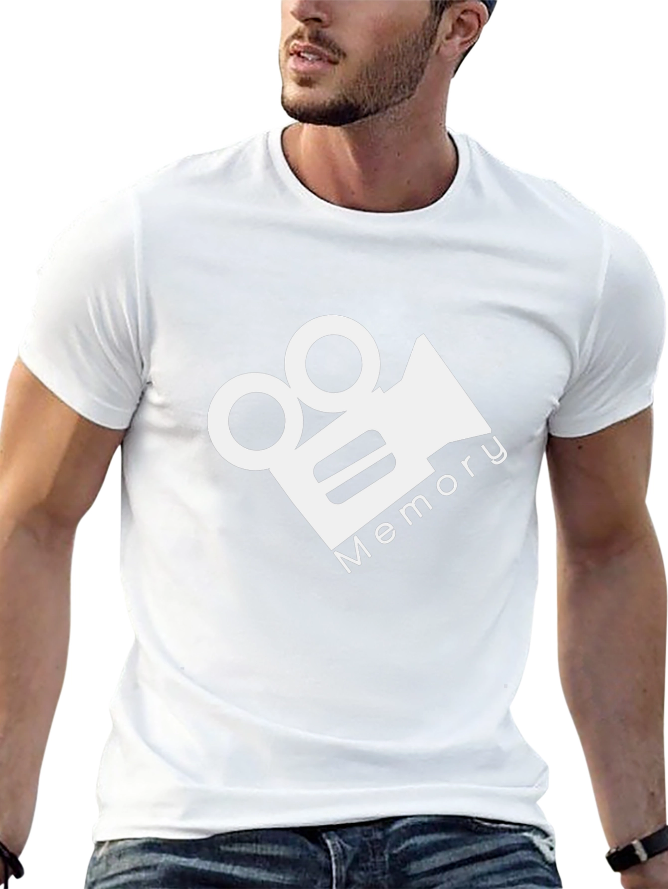 Memory Film Camera Graphic Black T-Shirt