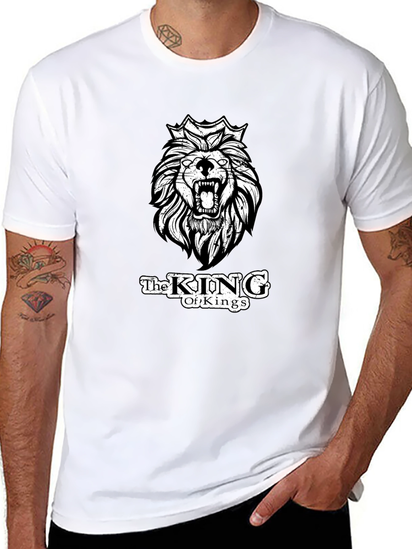 King of Kings Lion Graphic T-Shirt