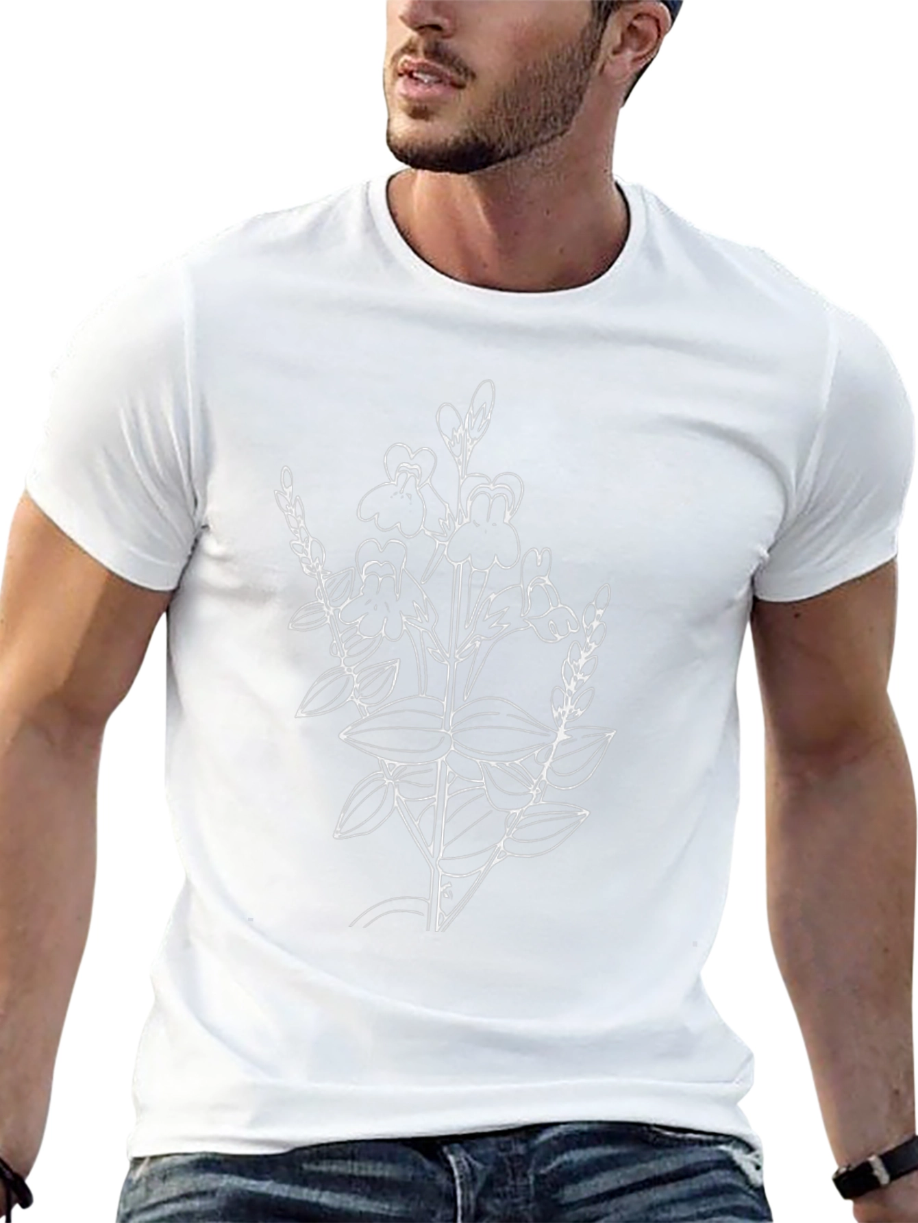 Botanical Black T-Shirt