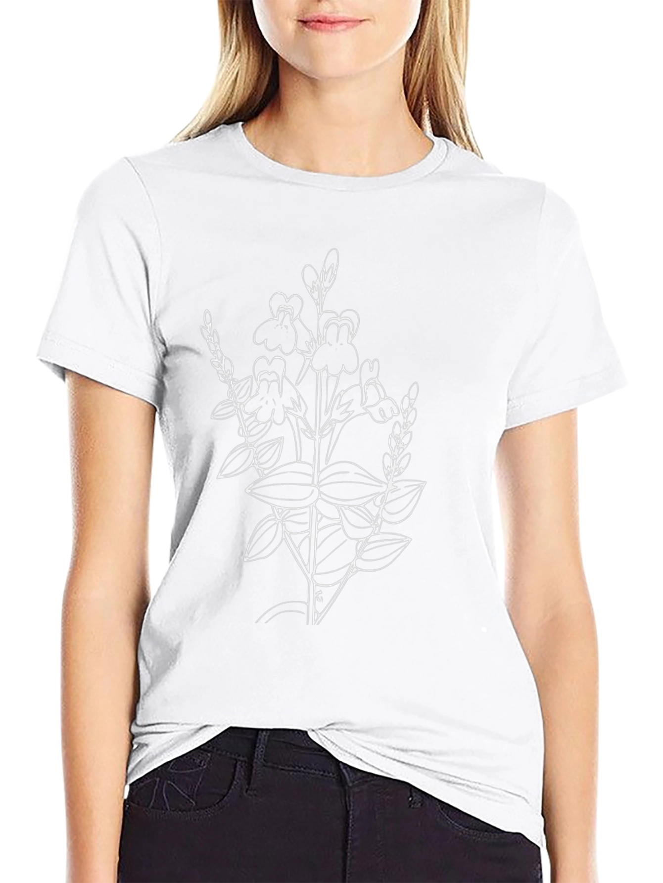 Botanical Black T-Shirt