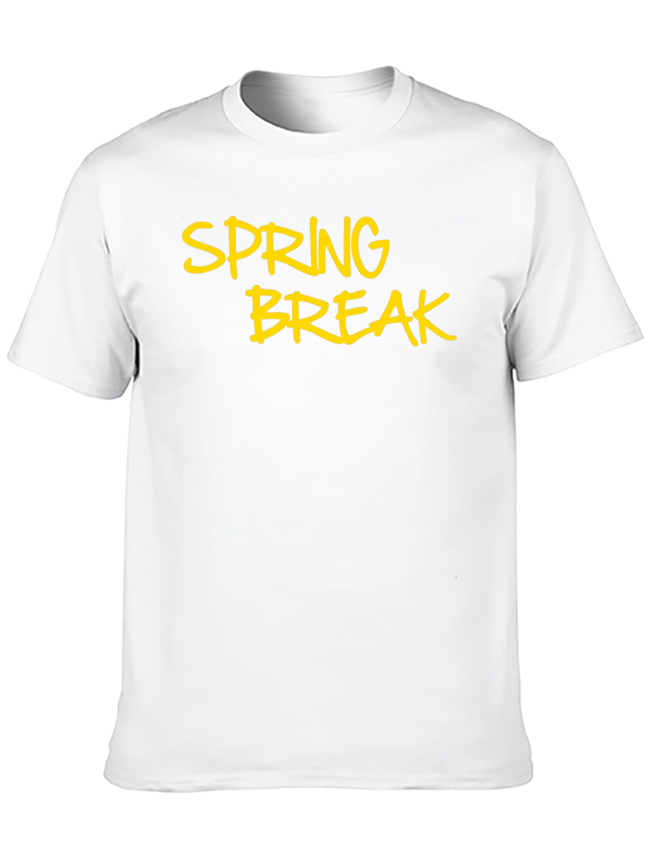Spring Break Black T-Shirt - Casual Holiday Style
