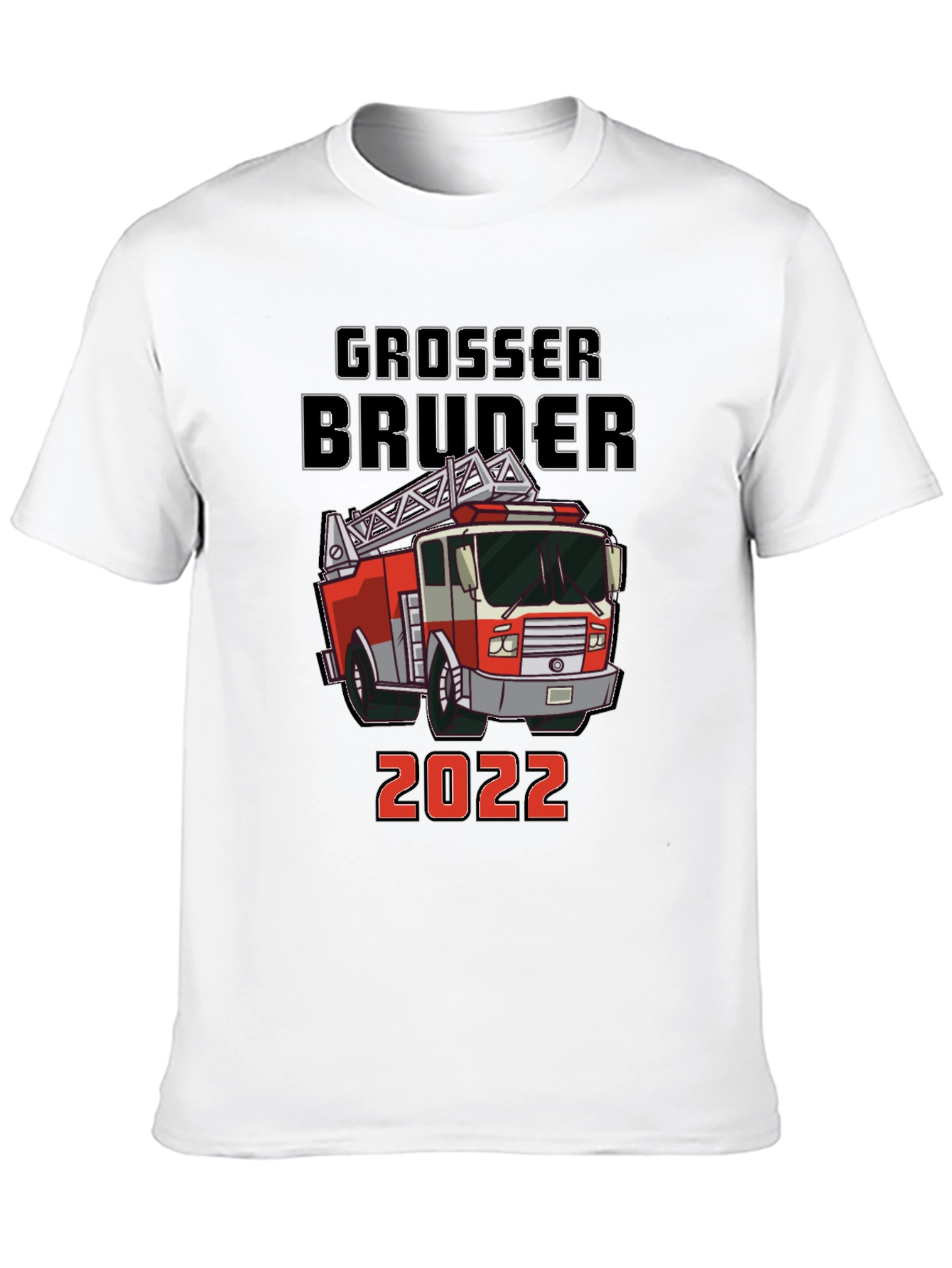 Grosser Bruder 2022 Firetruck T-Shirt