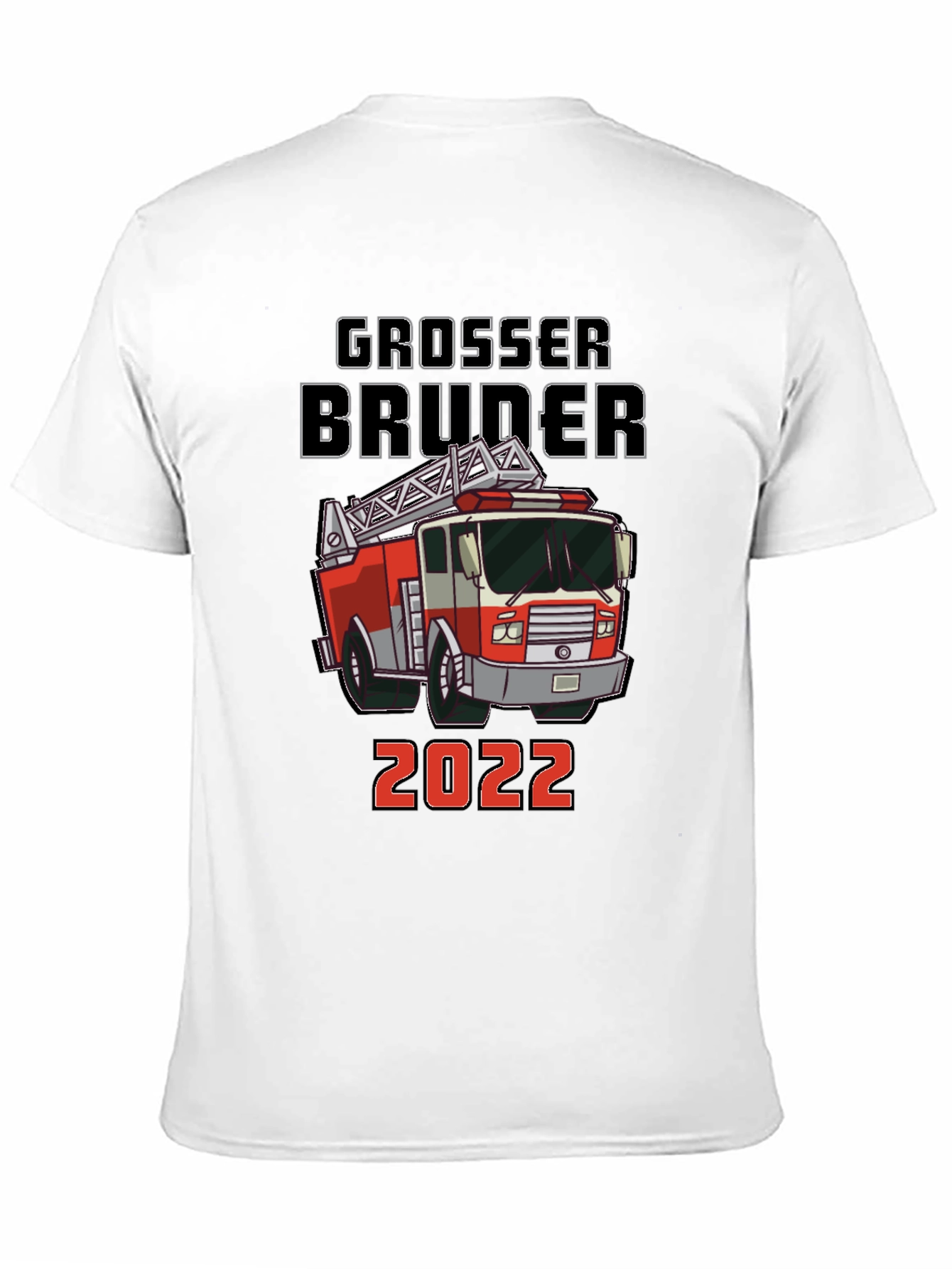 Grosser Bruder 2022 Firetruck T-Shirt
