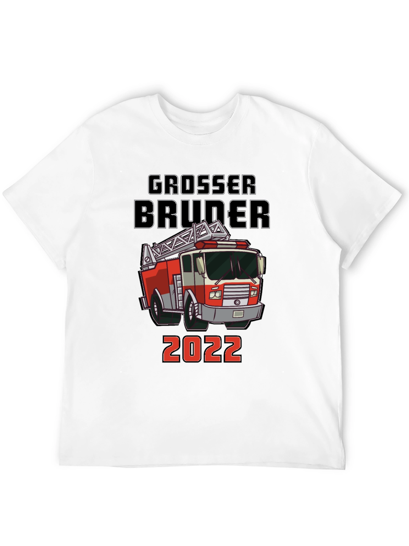 Grosser Bruder 2022 Firetruck T-Shirt