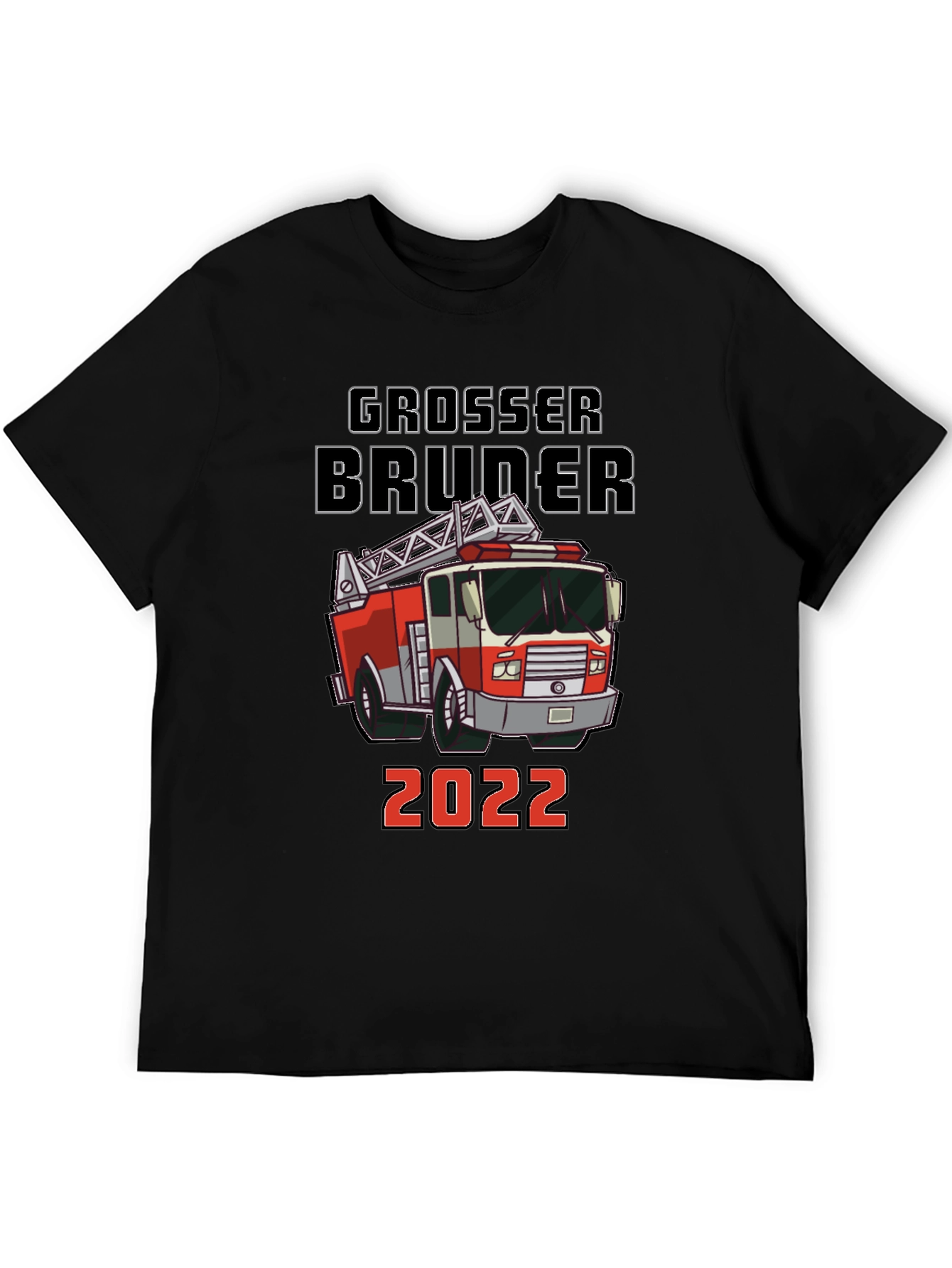 Grosser Bruder 2022 Firetruck T-Shirt