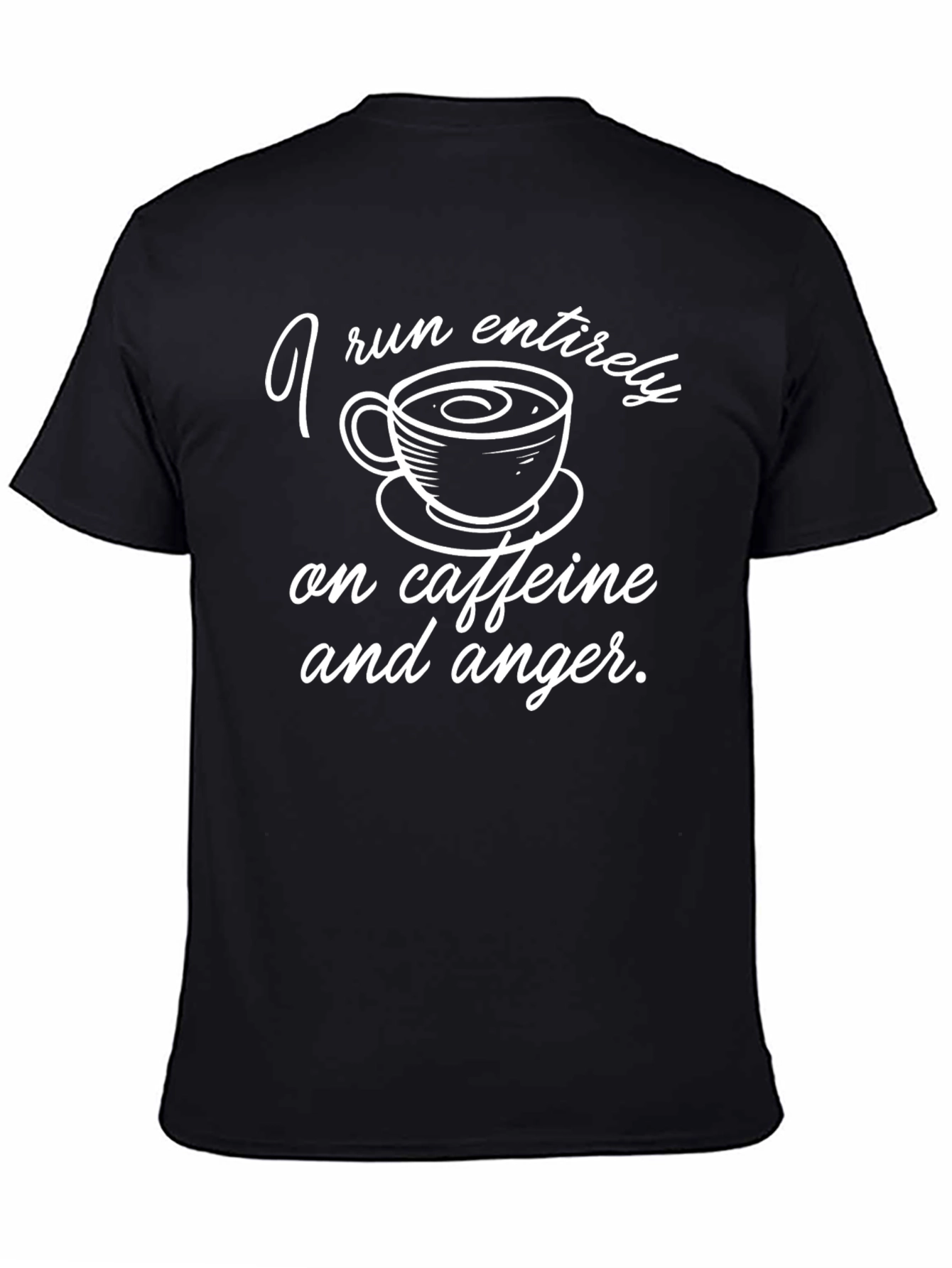 Caffeine & Anger T-Shirt - Funny Graphic Tee