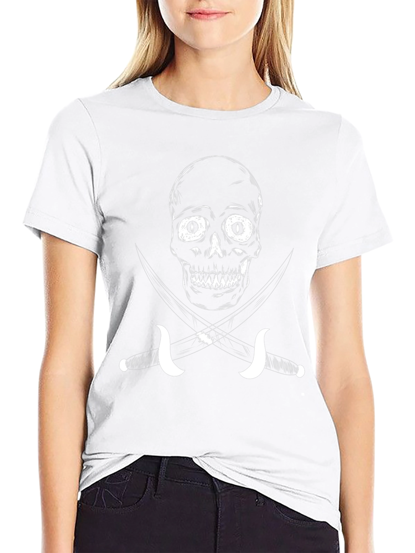 Skull & Crossed Swords Graphic Tee