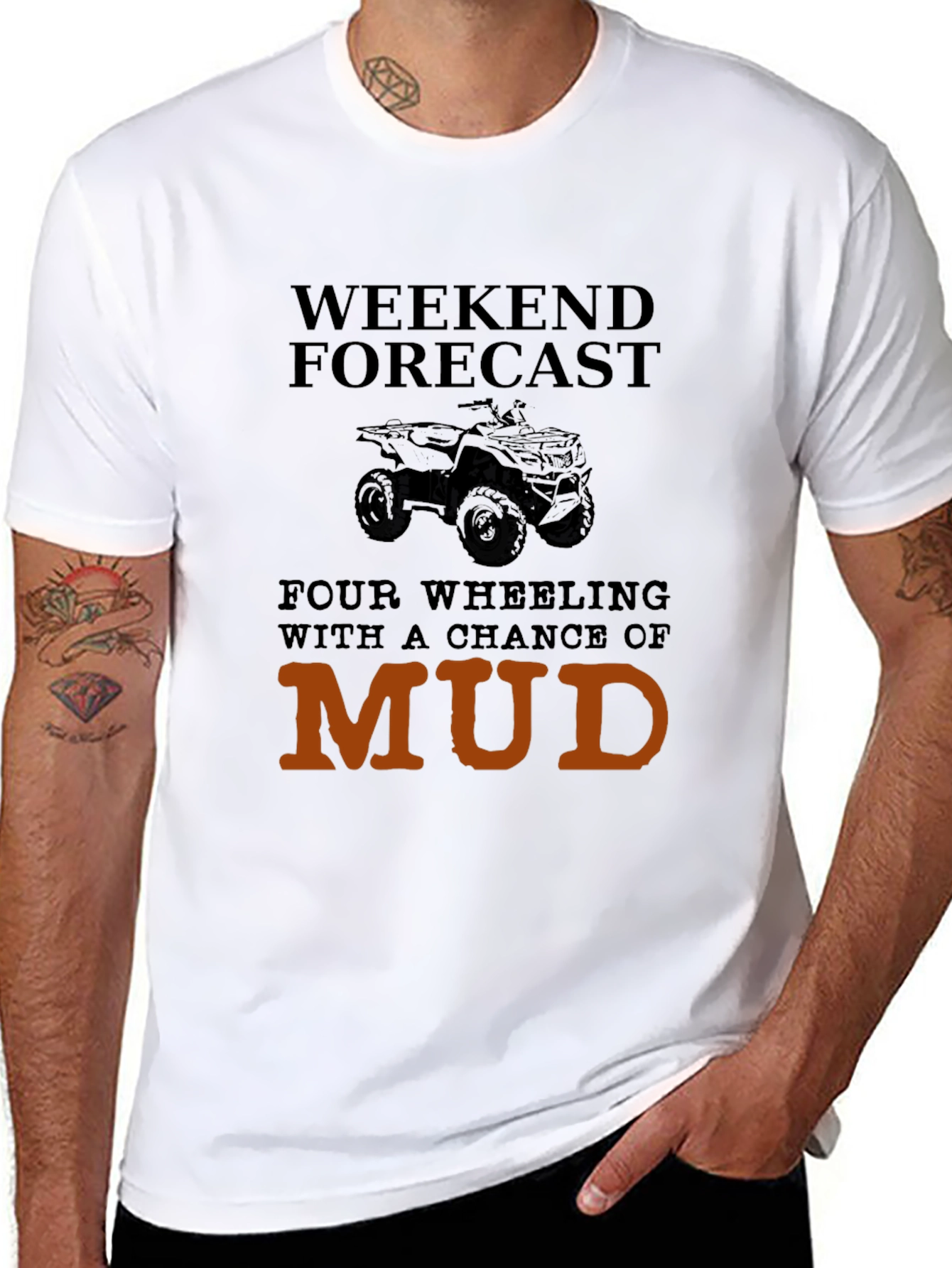Weekend Forecast Mudding T-Shirt