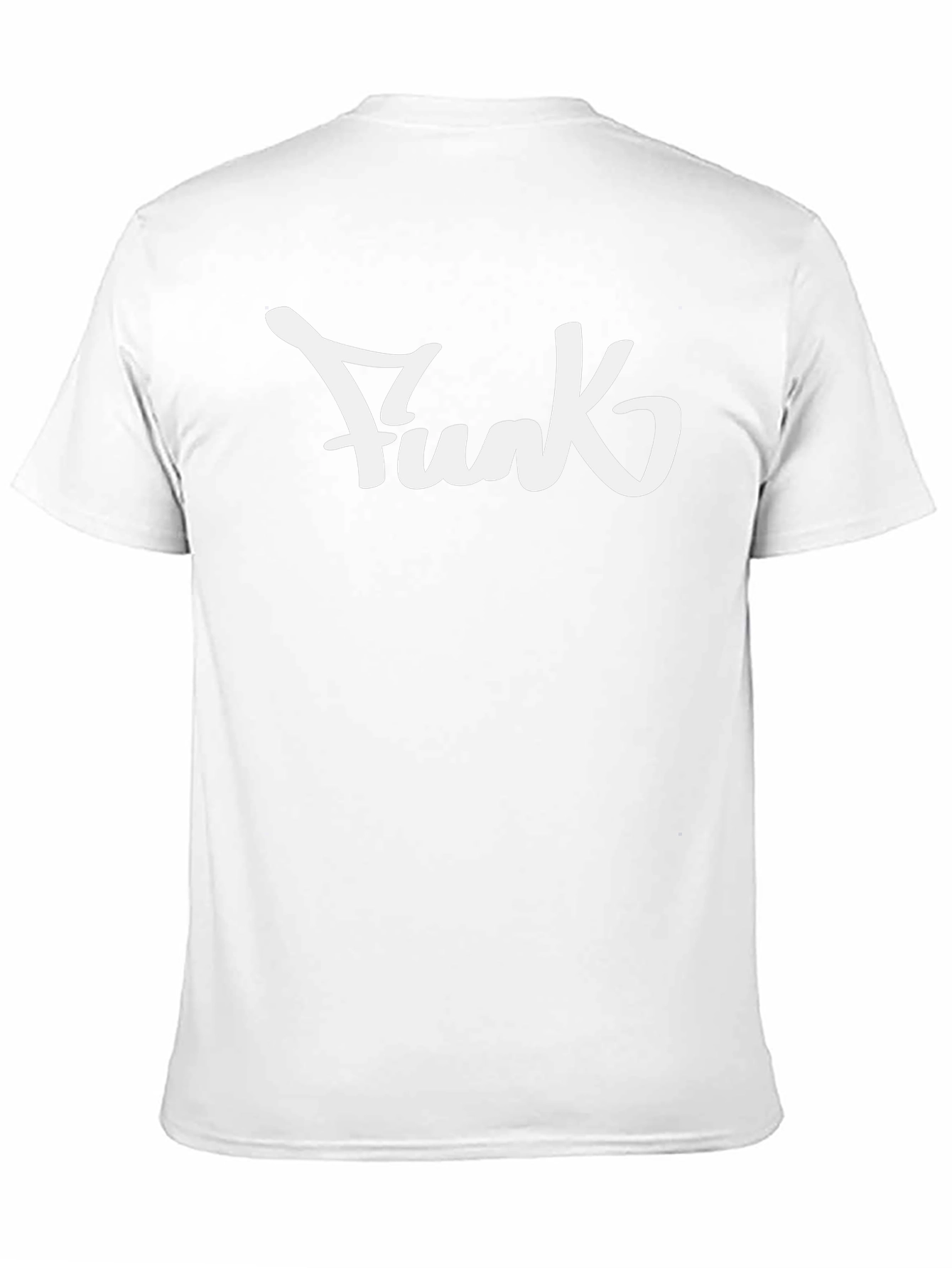 Funk T-Shirt - Black Cotton Tee with White Print