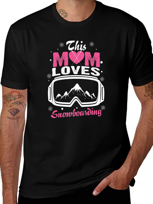 This Mom Loves Snowboarding T-Shirt