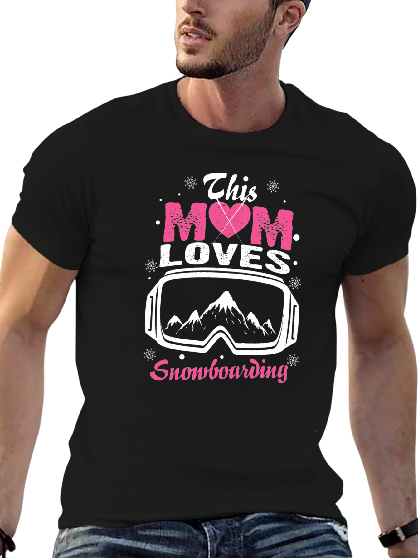 This Mom Loves Snowboarding T-Shirt