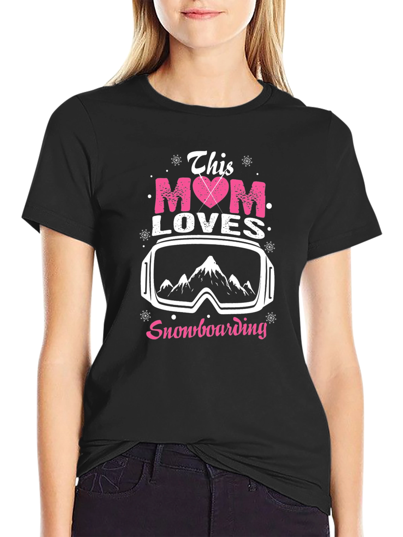 This Mom Loves Snowboarding T-Shirt