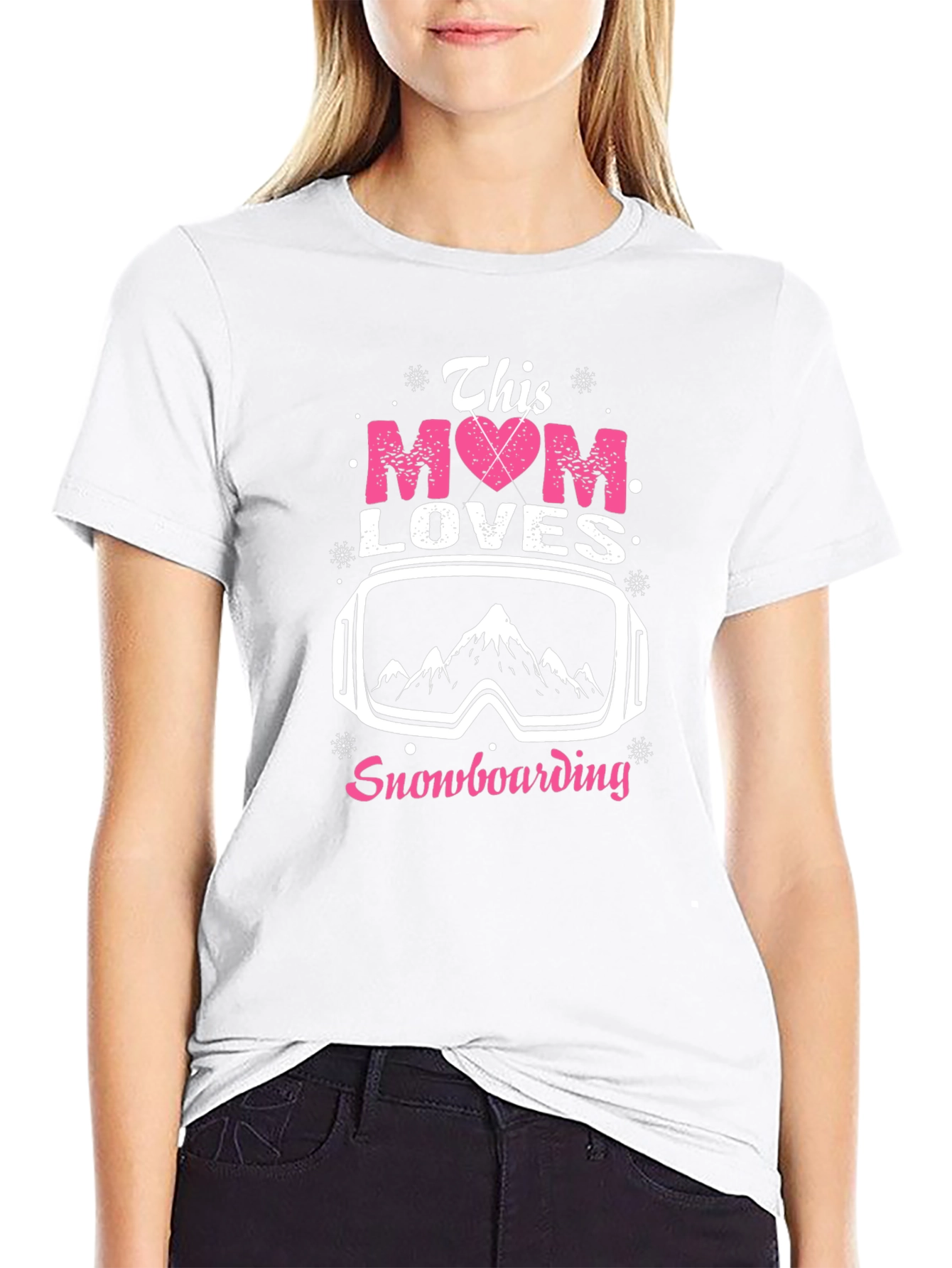 This Mom Loves Snowboarding T-Shirt
