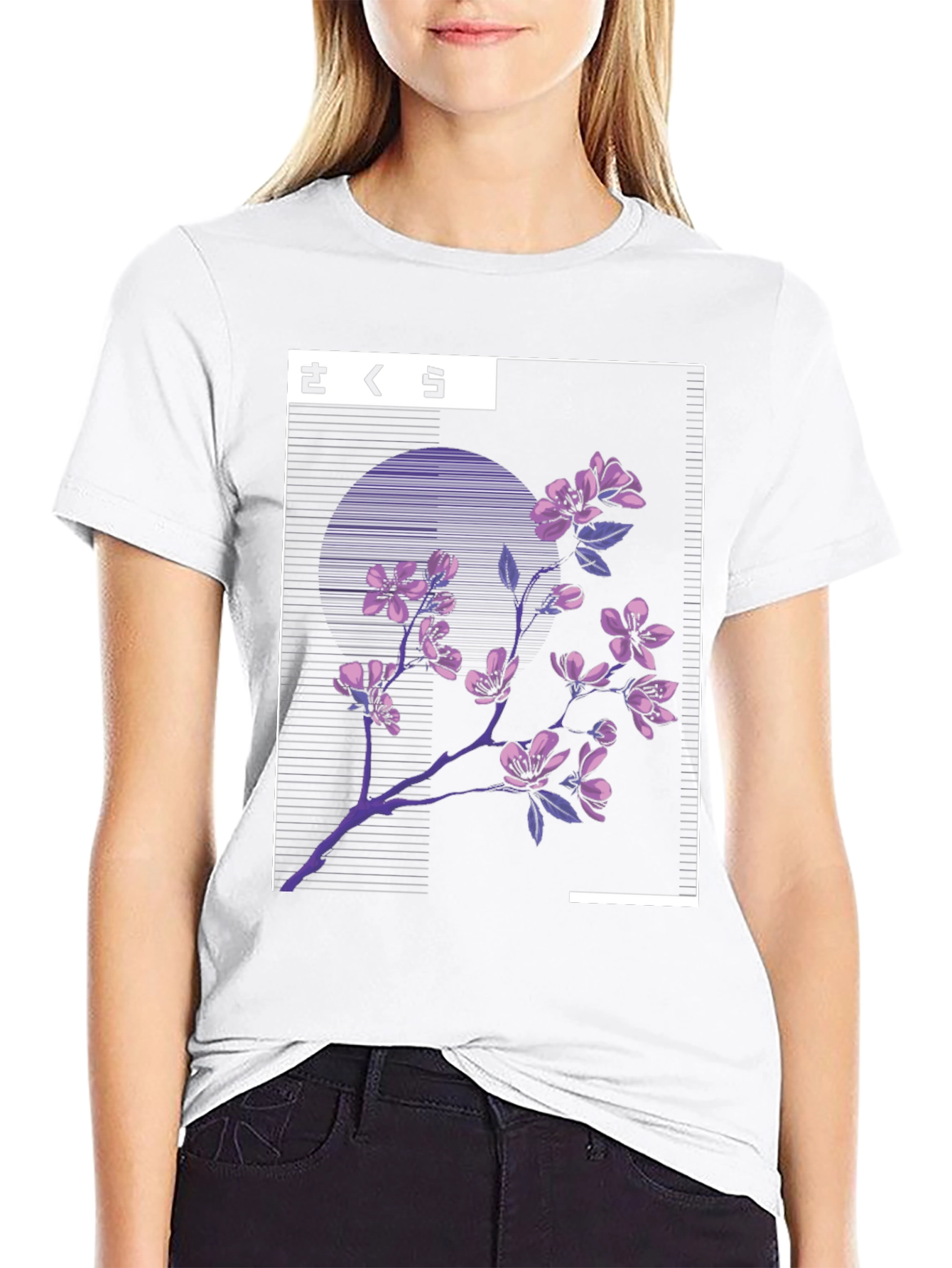 Sakura Blossom T-Shirt - Japanese Style