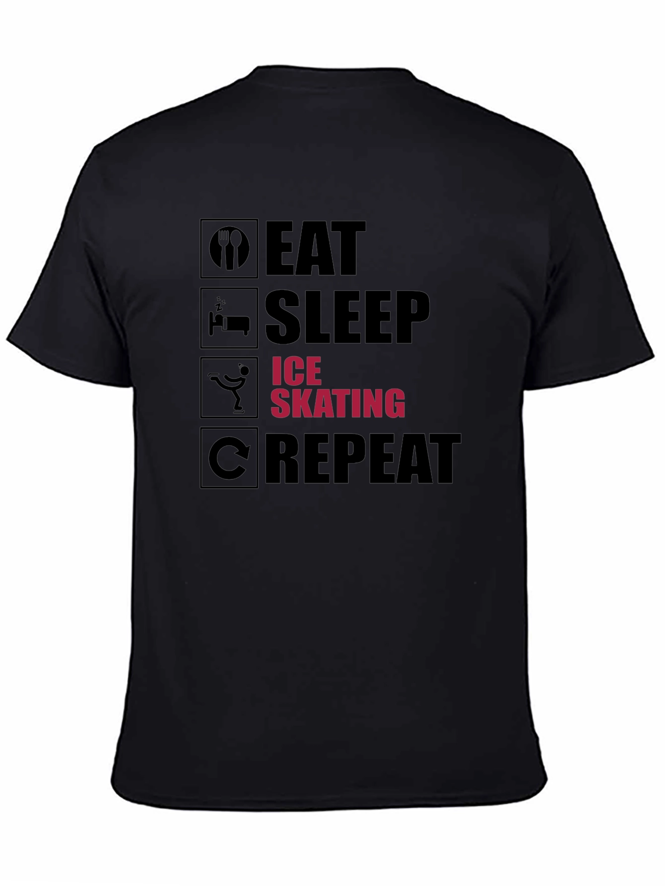 Eat Sleep Ice Skating Repeat T-Shirt