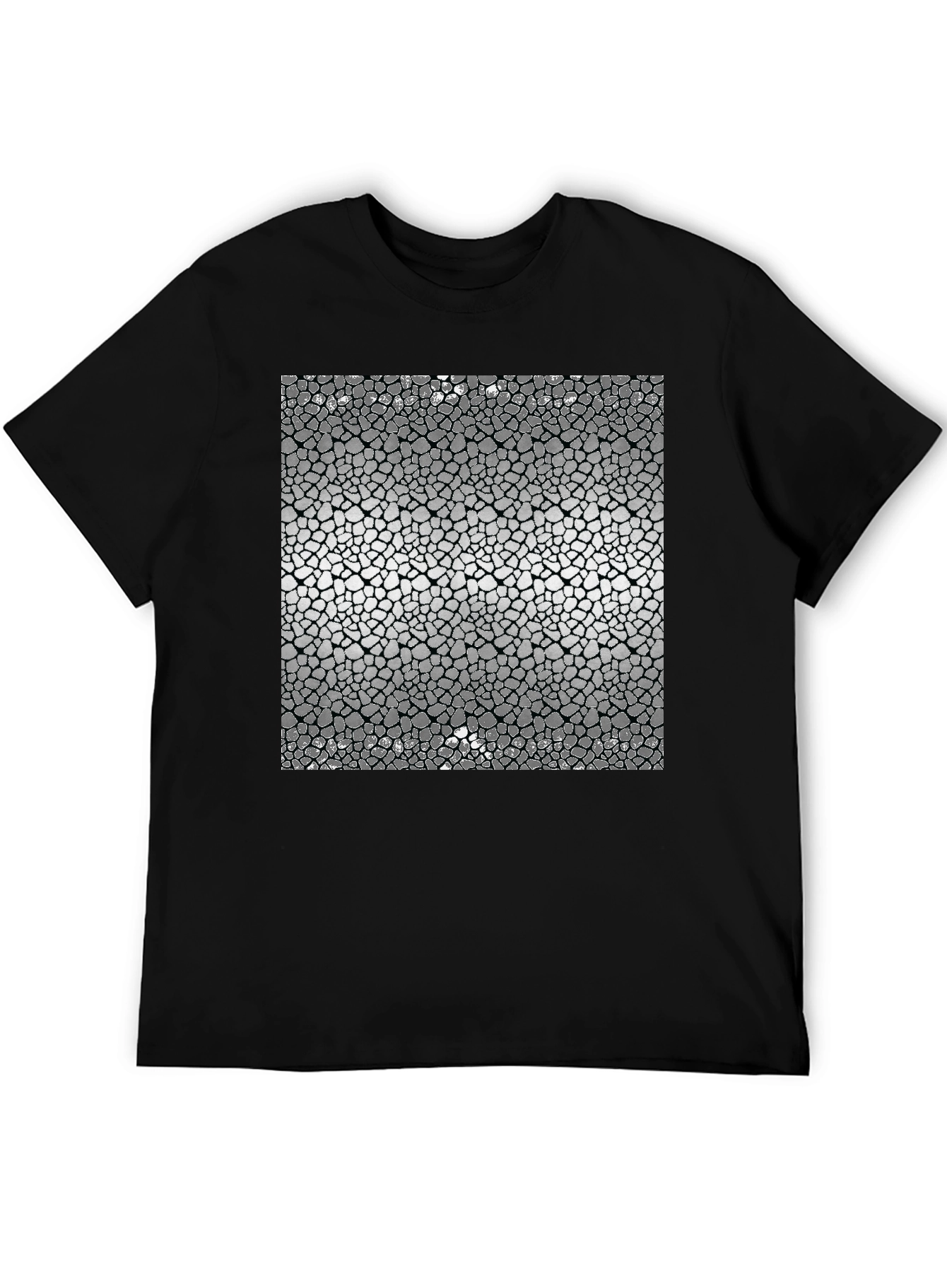 Abstract Mosaic Design T-Shirt