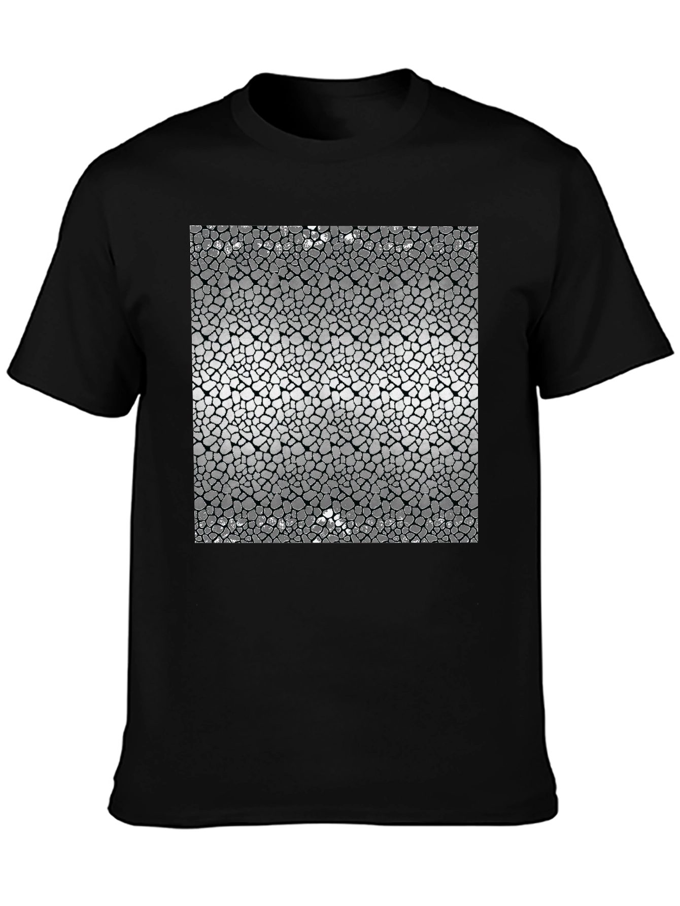 Abstract Mosaic Design T-Shirt
