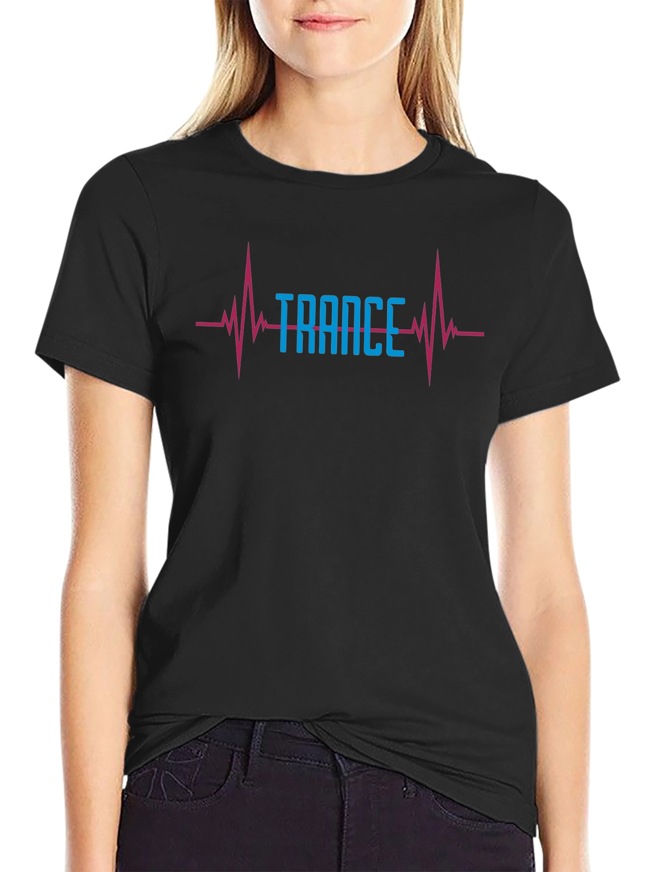 Trance Music Heartbeat T-Shirt - EDM Rave Festival Tee