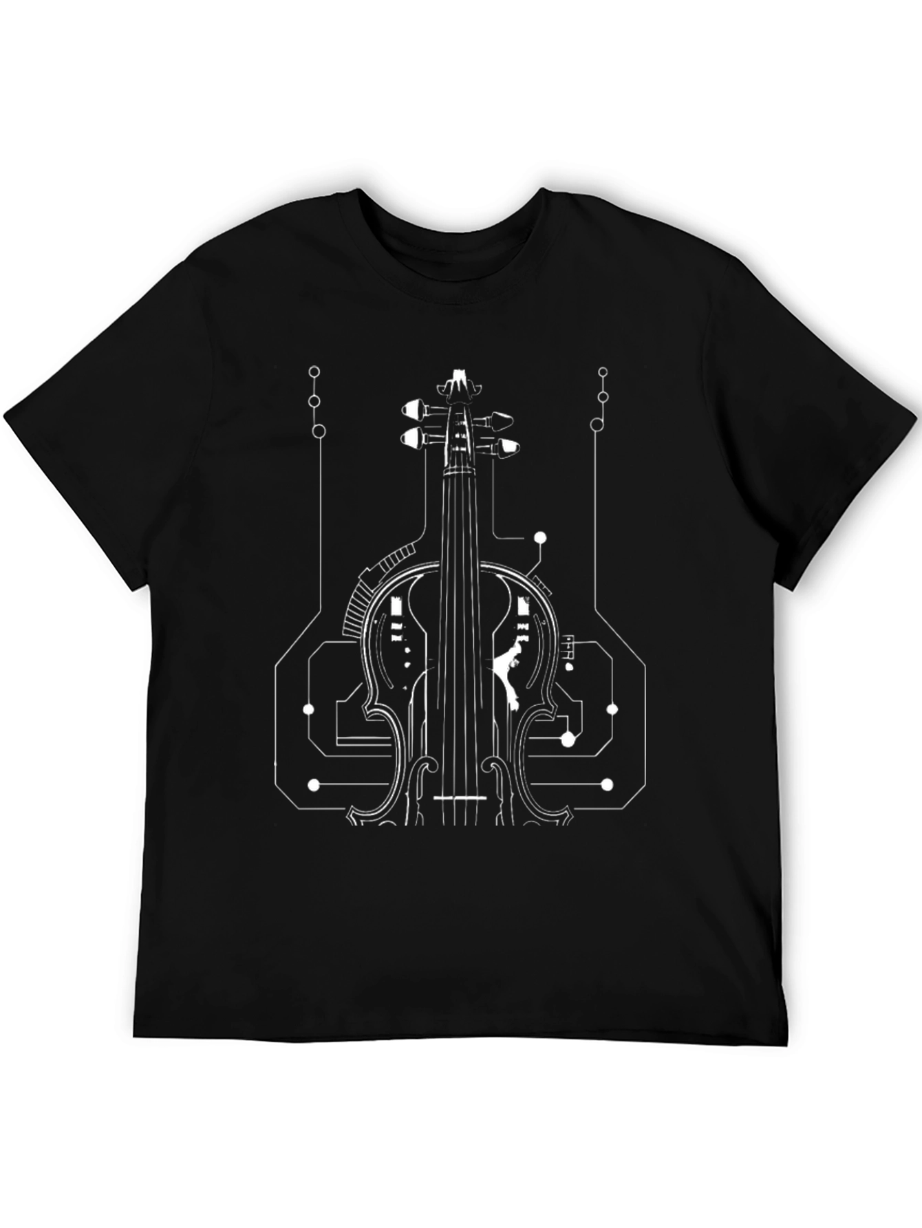 Modern Violin Graphic Tee