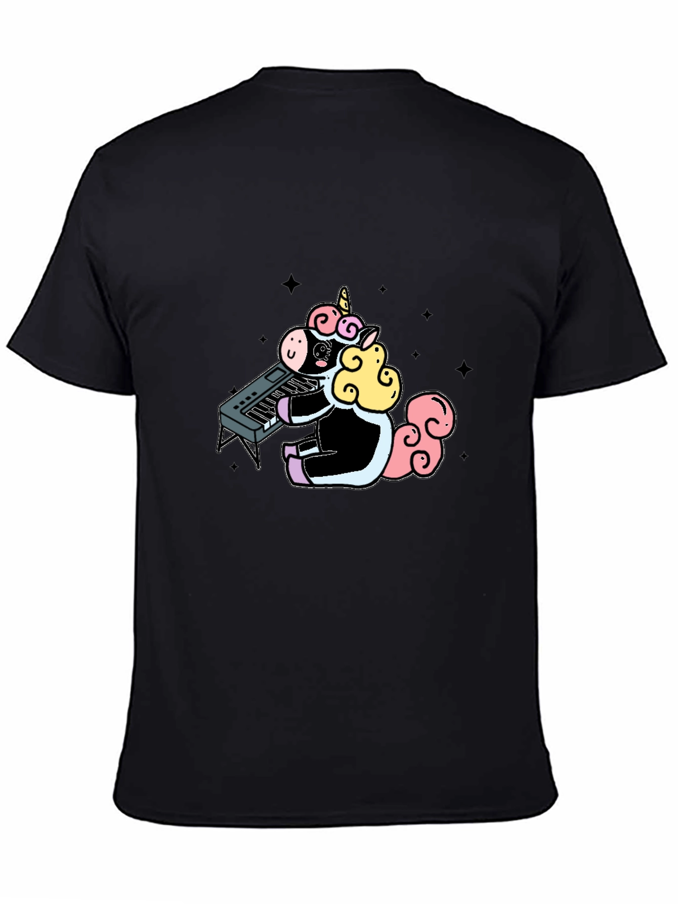 Unicorn Keyboardist Graphic Tee