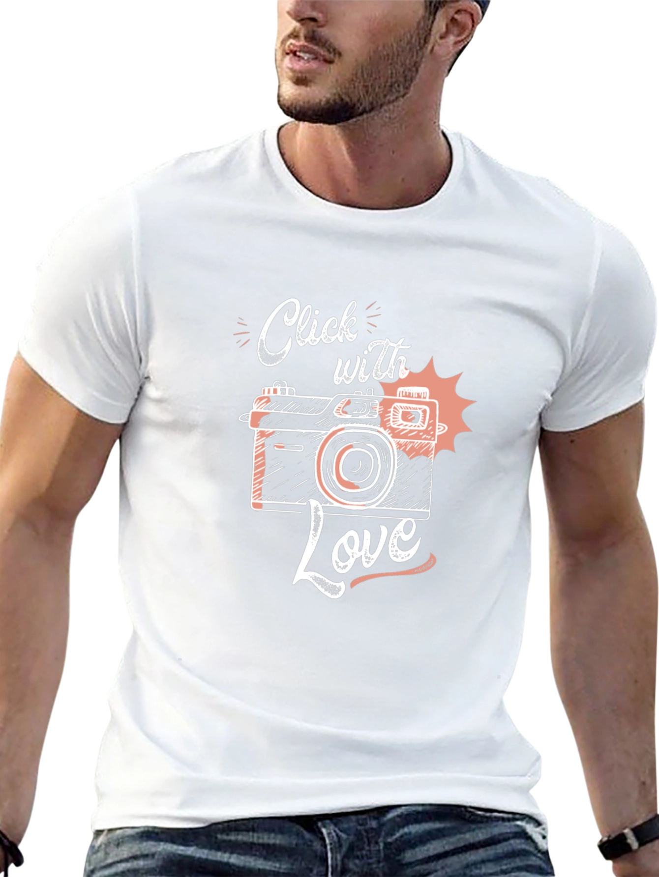Click with Love T-Shirt - Photographer Gift