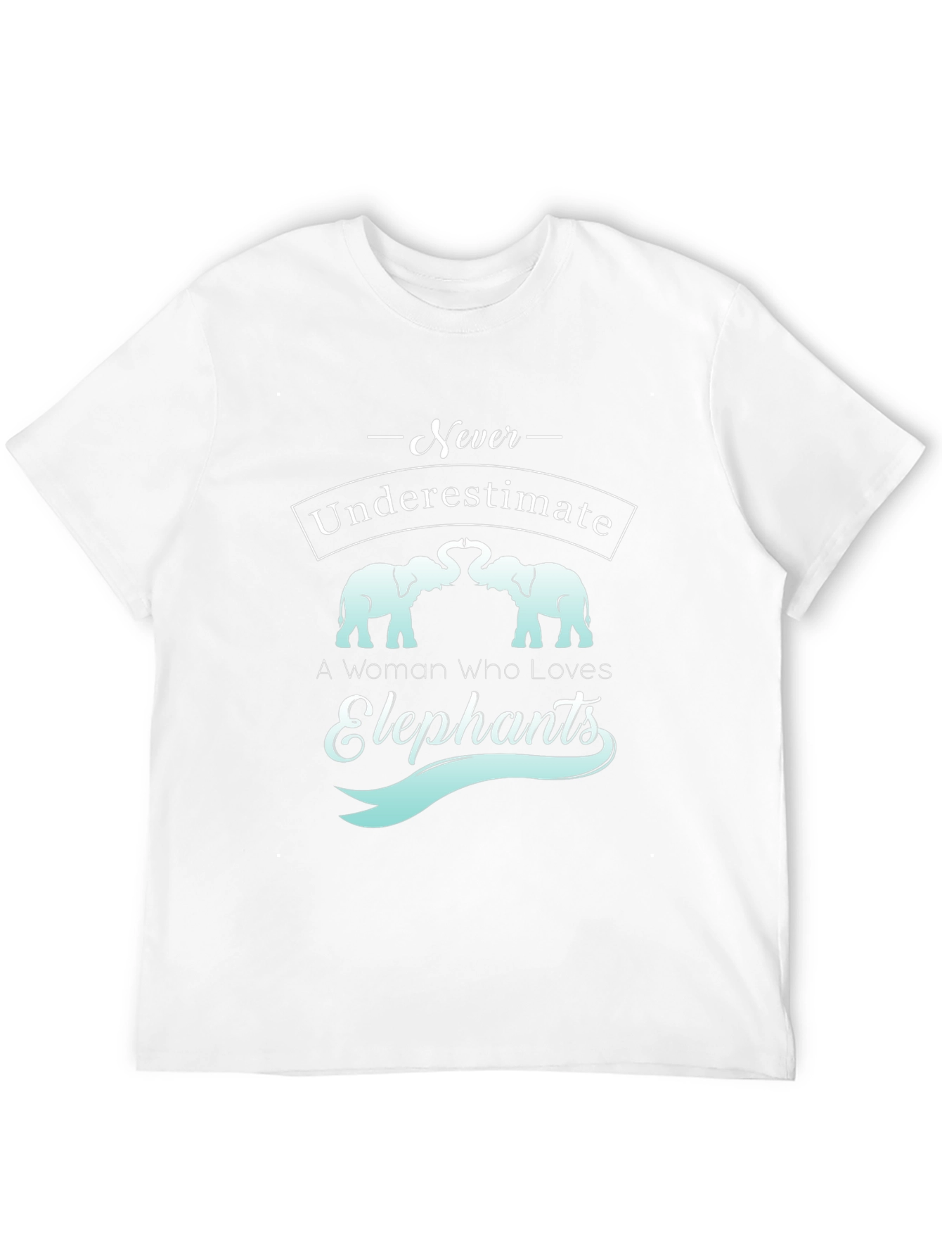 Elephant Lover Tee - Never Underestimate a Woman T-Shirt