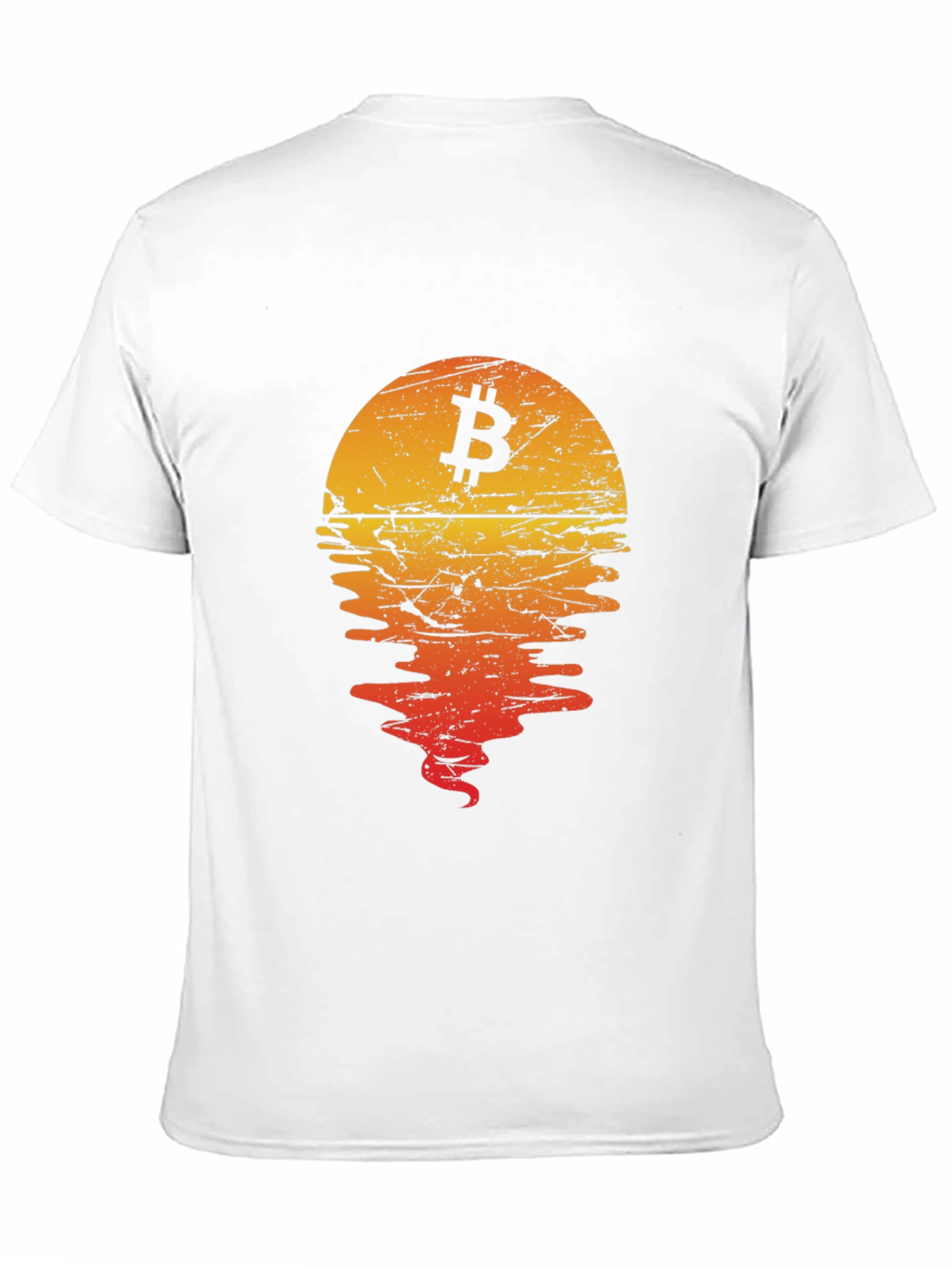 Bitcoin Sunset Graphic Tee - Crypto Style