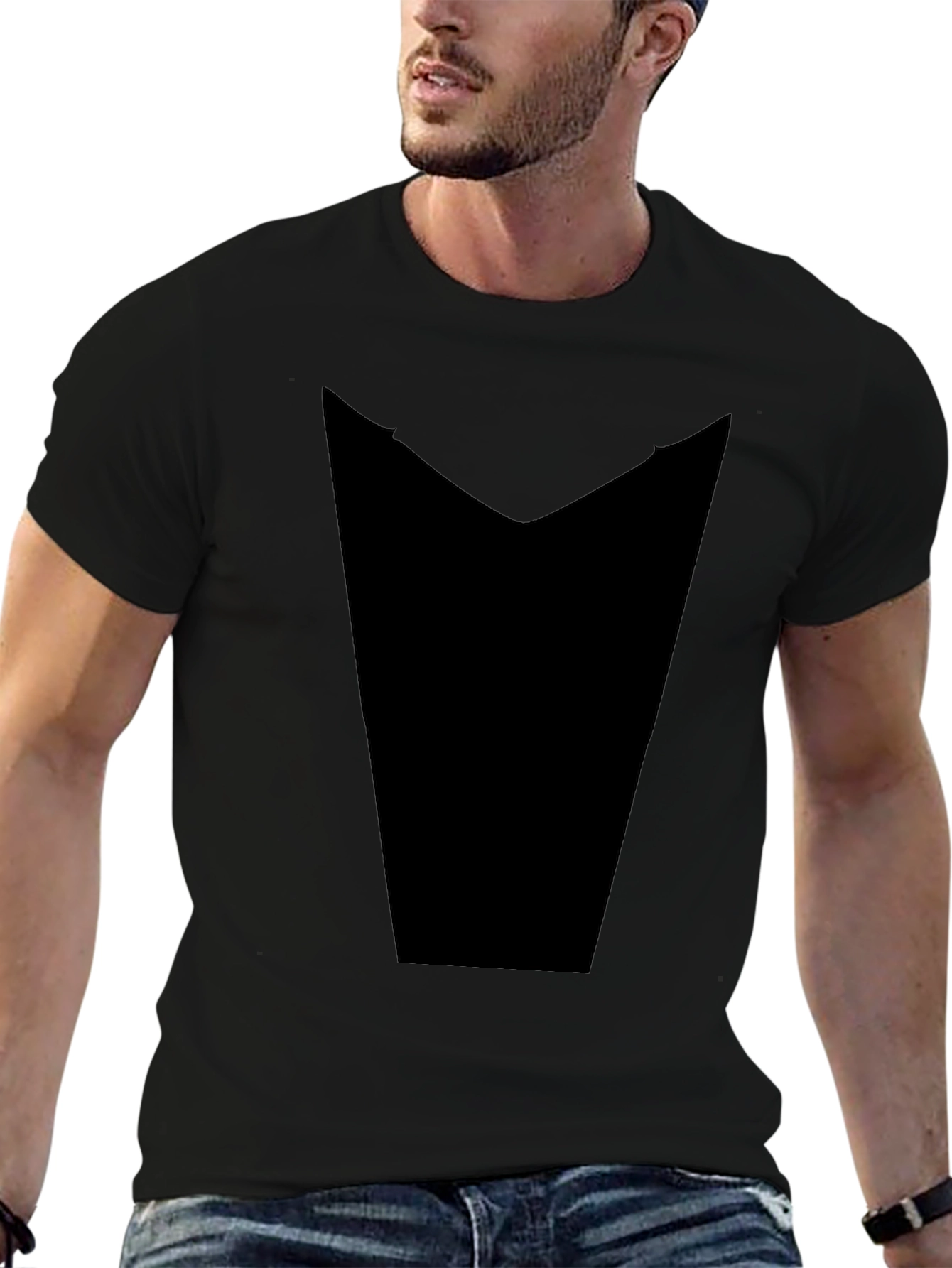 Black Graphic Tee - Modern Style