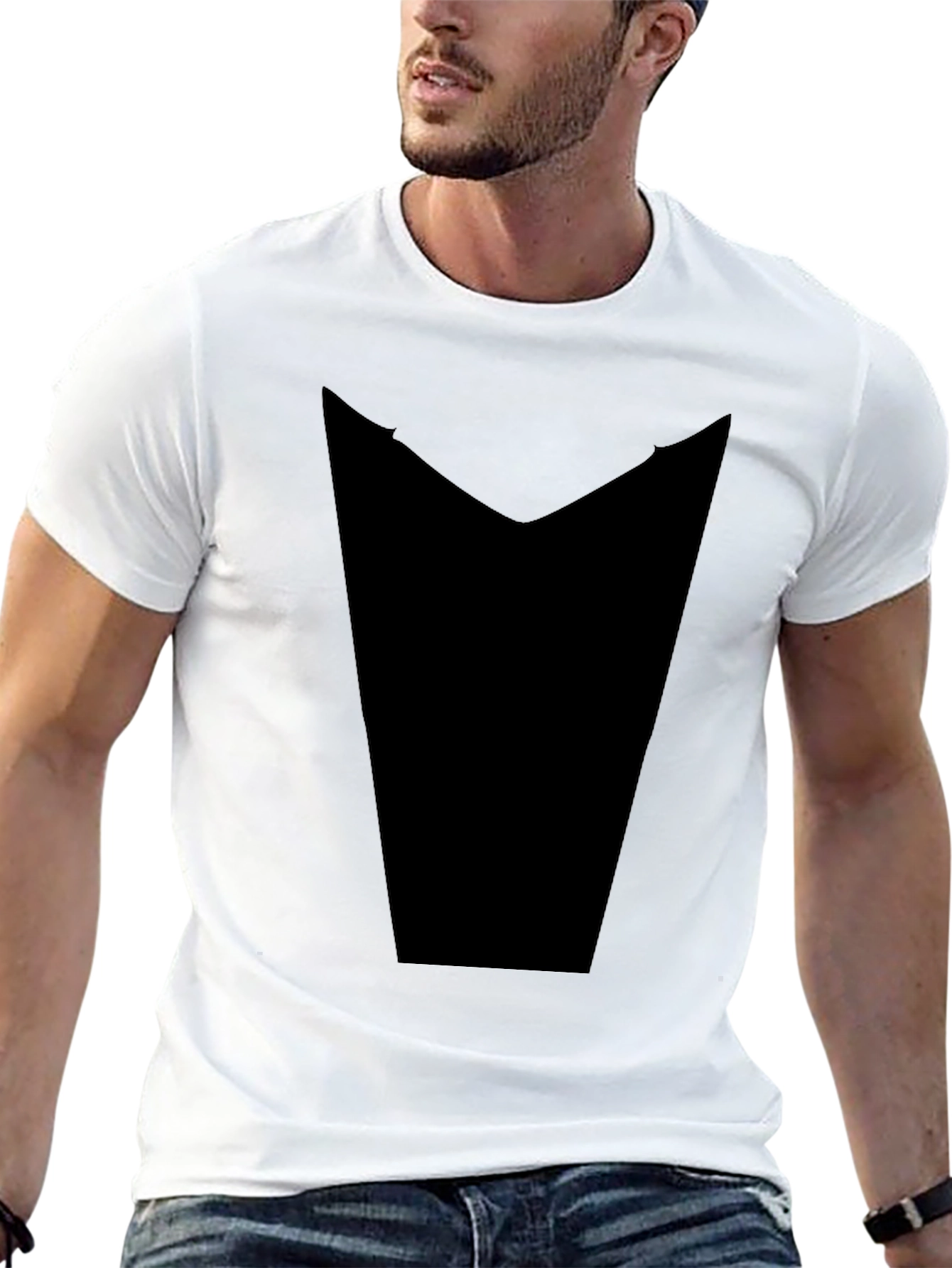 Black Graphic Tee - Modern Style