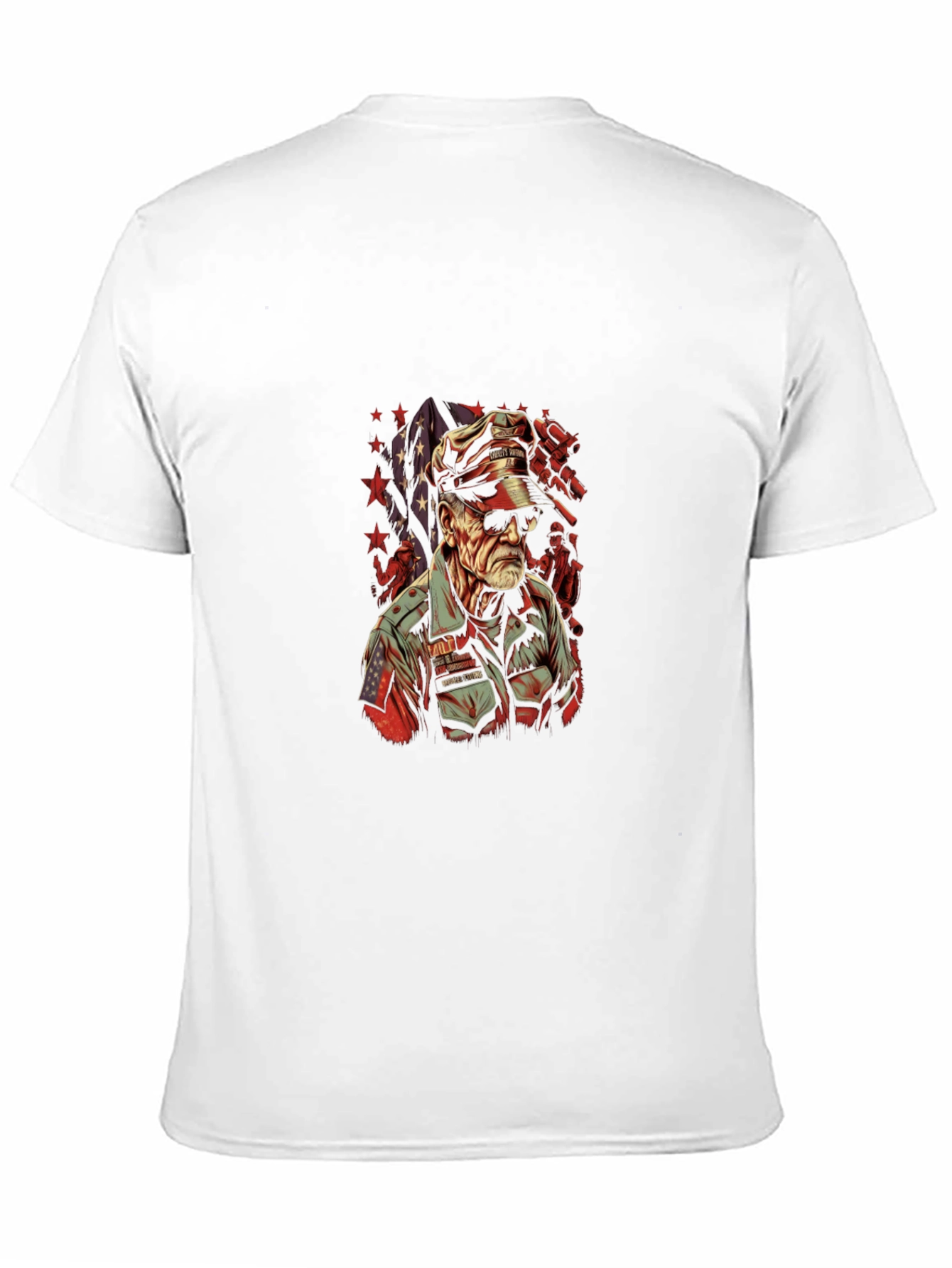 Patriotic Veteran Graphic T-Shirt