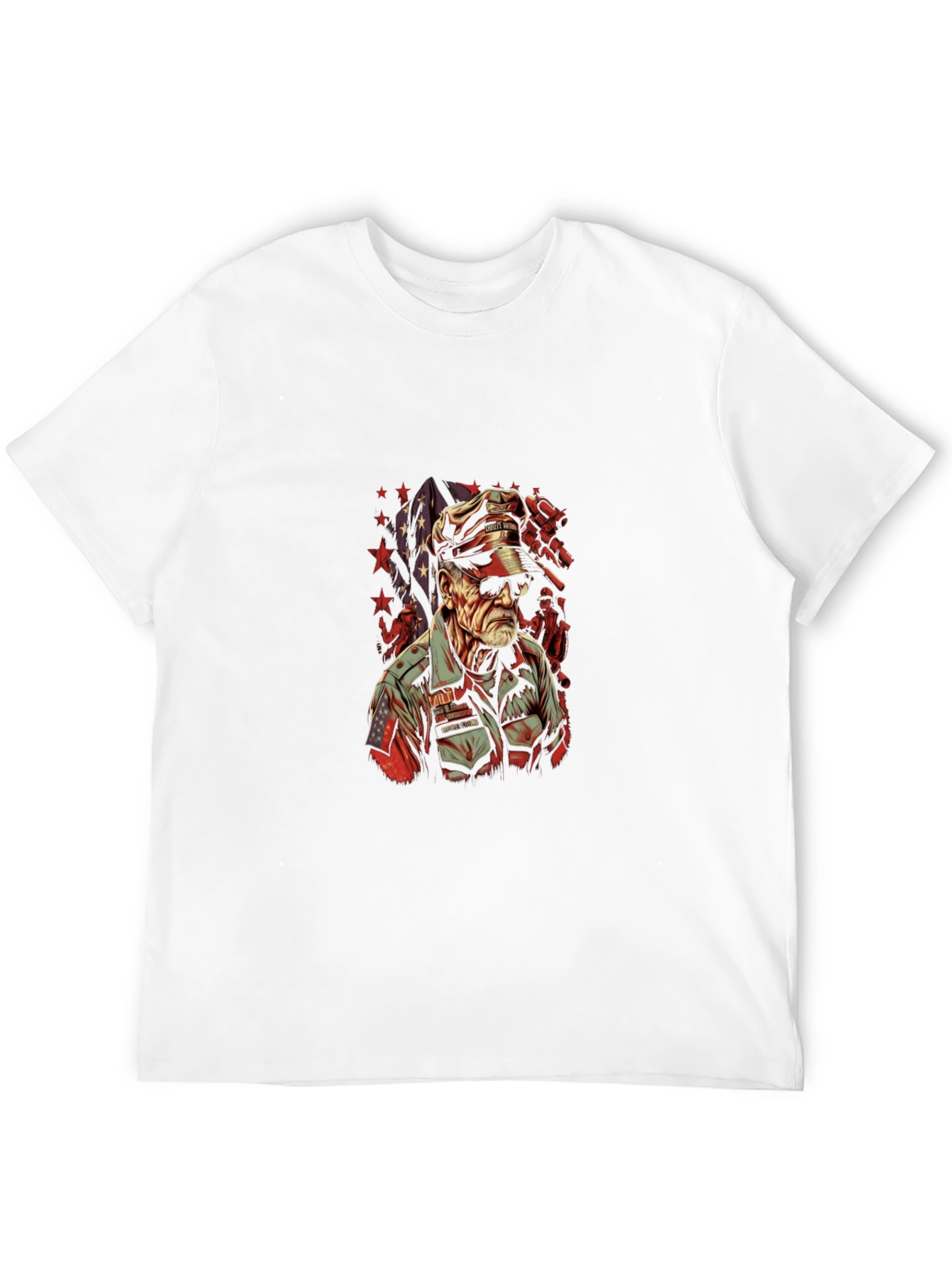 Patriotic Veteran Graphic T-Shirt