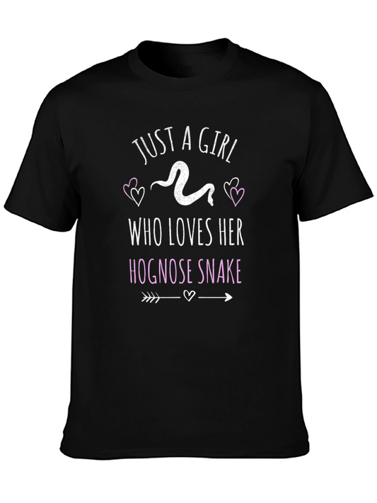 Just A Girl Who Loves Her Hognose Snake T-Shirt