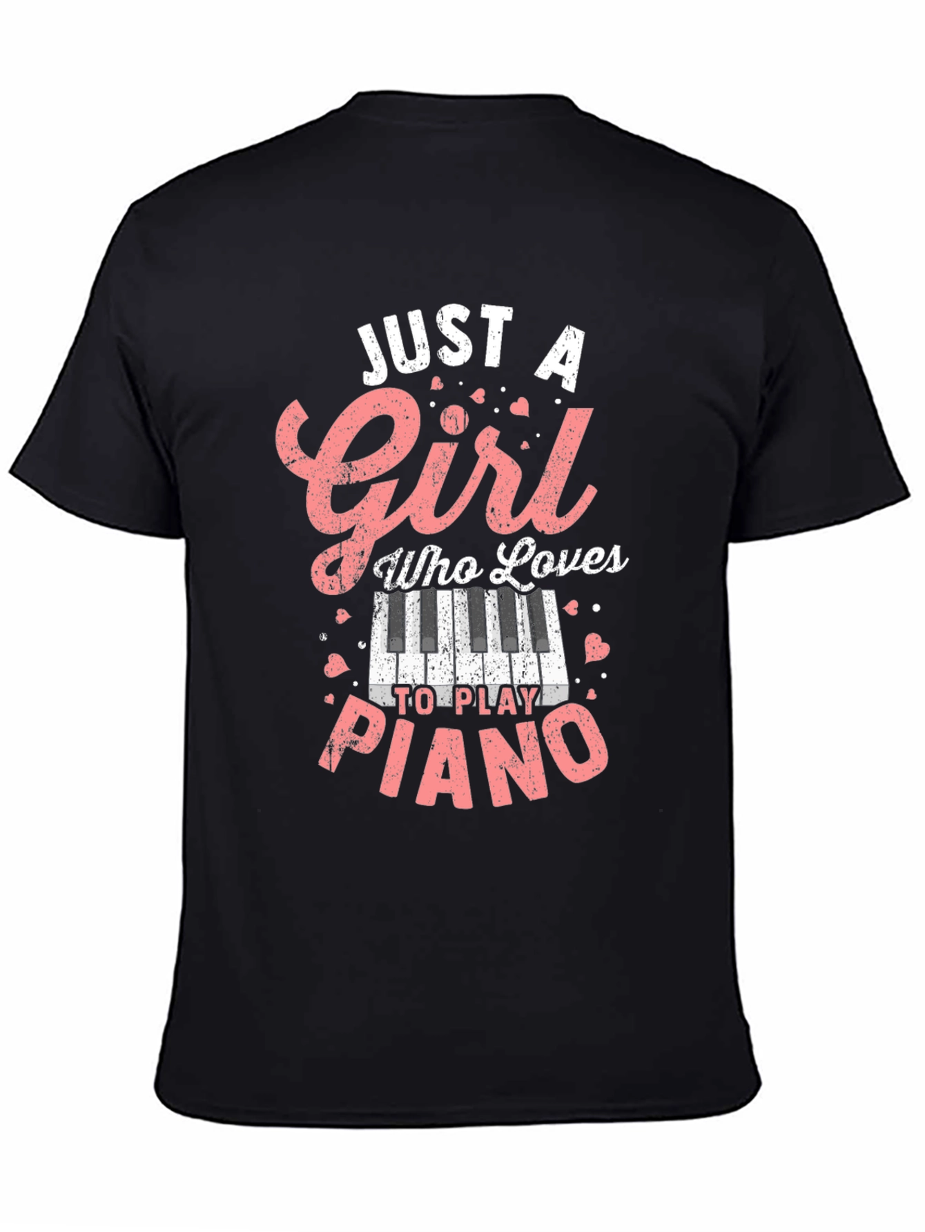 Just A Girl Who Loves Piano T-Shirt