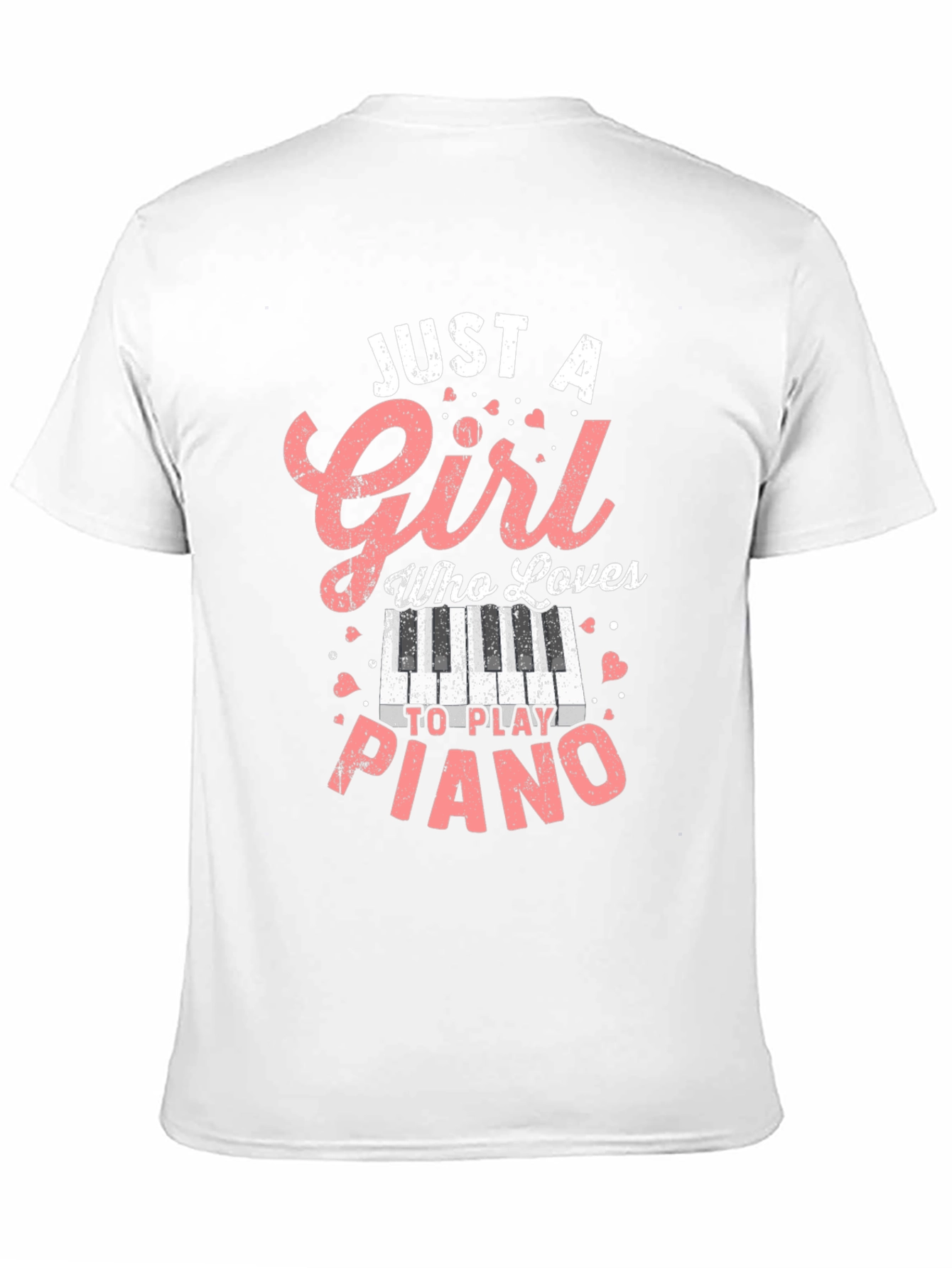Just A Girl Who Loves Piano T-Shirt