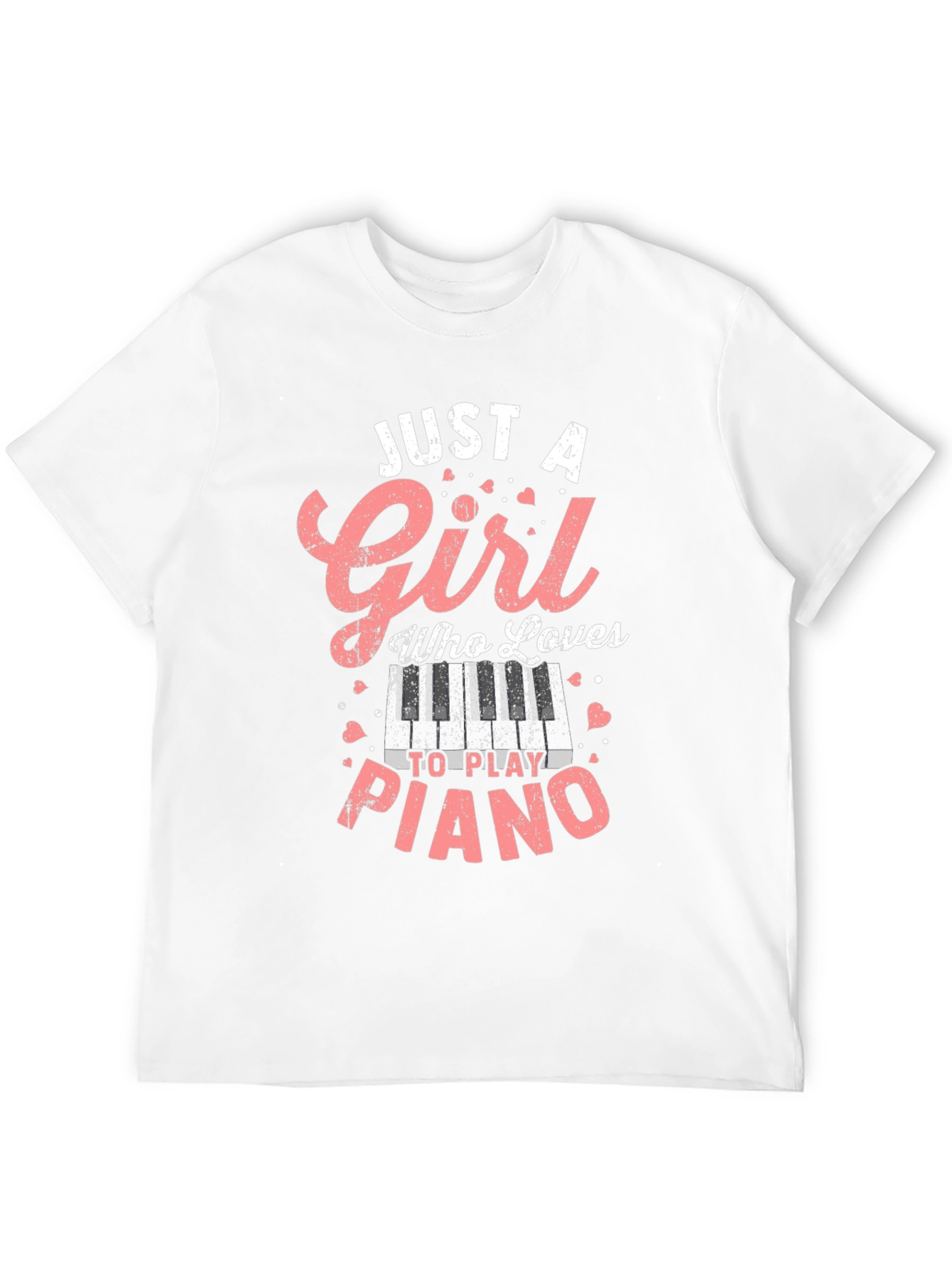 Just A Girl Who Loves Piano T-Shirt