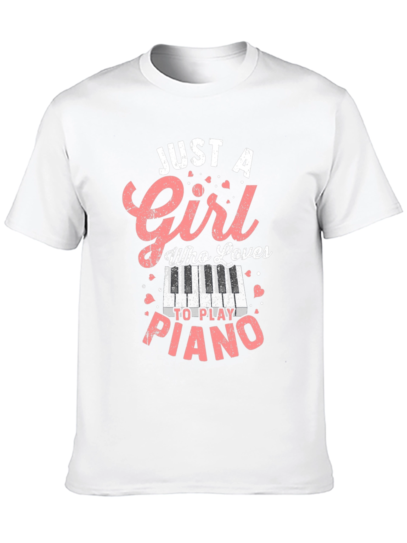 Just A Girl Who Loves Piano T-Shirt