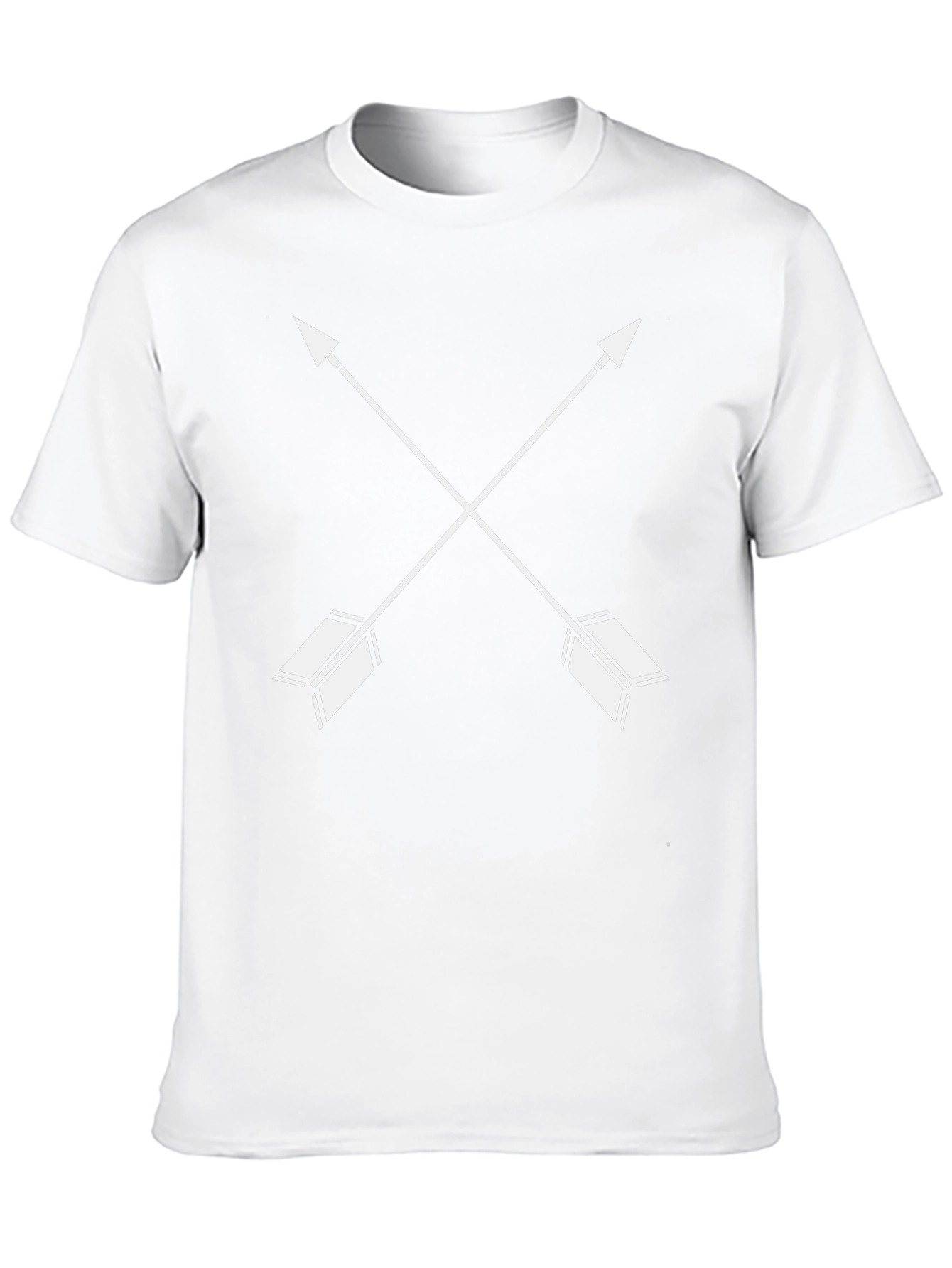 Crossed Arrows Graphic Tee - Black Casual Shirt