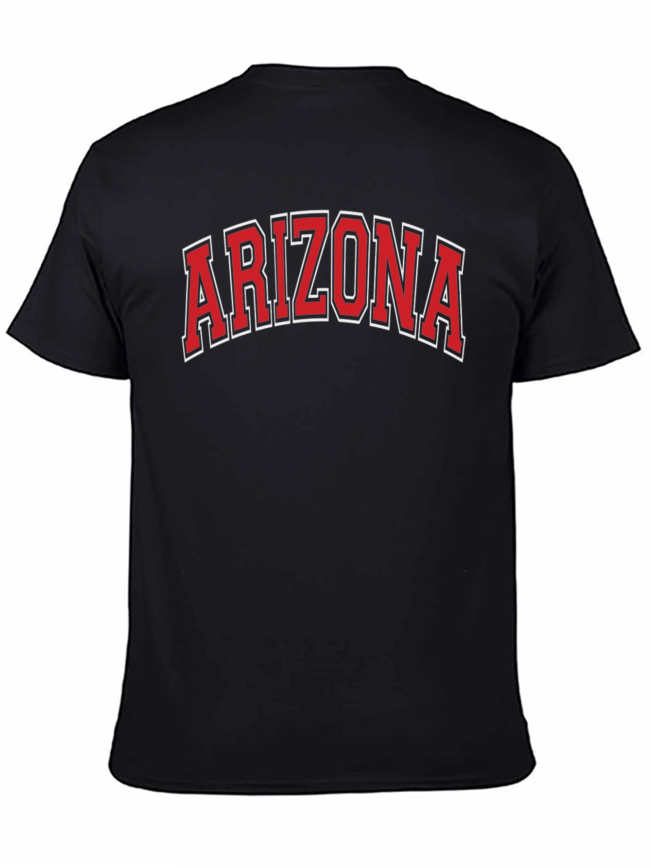 Arizona Graphic Tee - Black Cotton T-Shirt