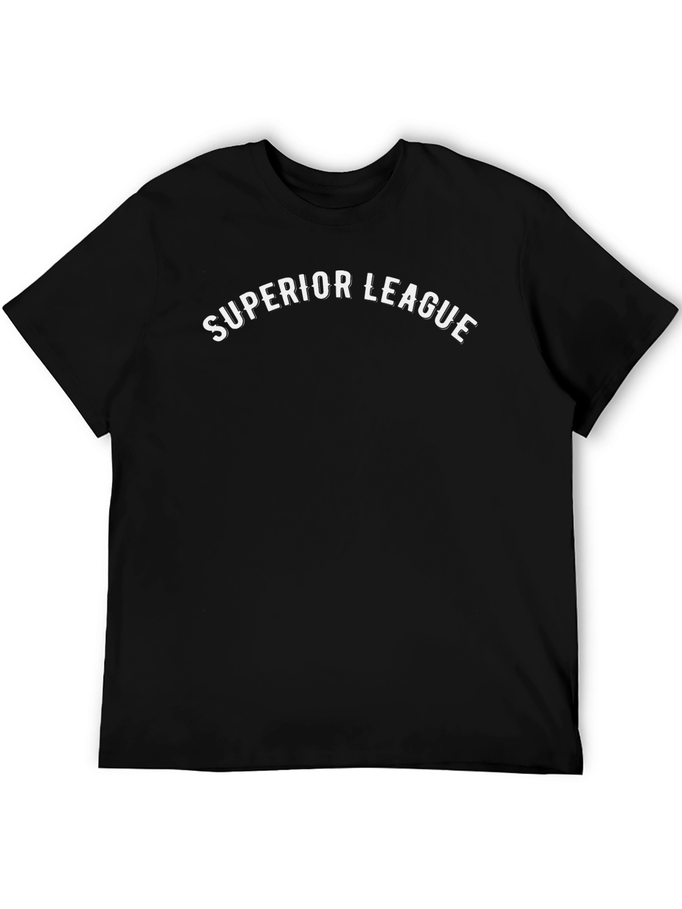 Superior League Graphic Tee - Black Cotton Blend