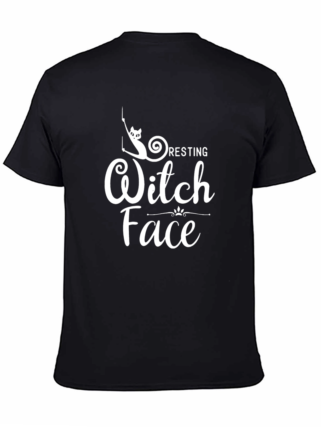 Resting Witch Face Black T-Shirt