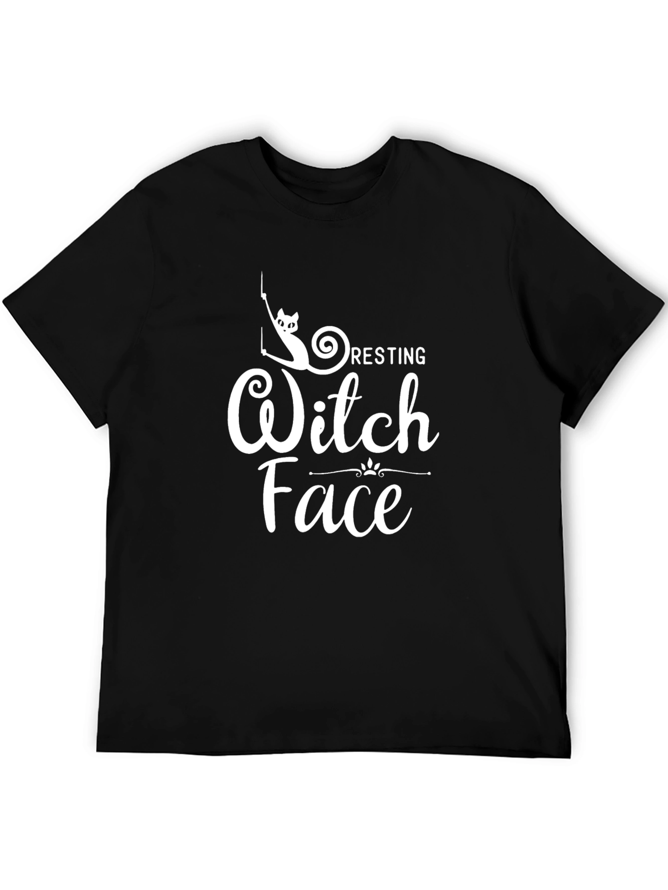 Resting Witch Face Black T-Shirt